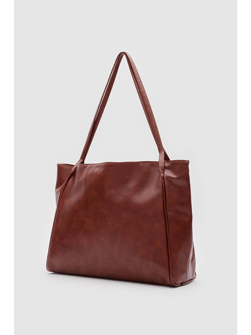 Kahverengi Oslo Bigger Omuz Çantası Taba-1