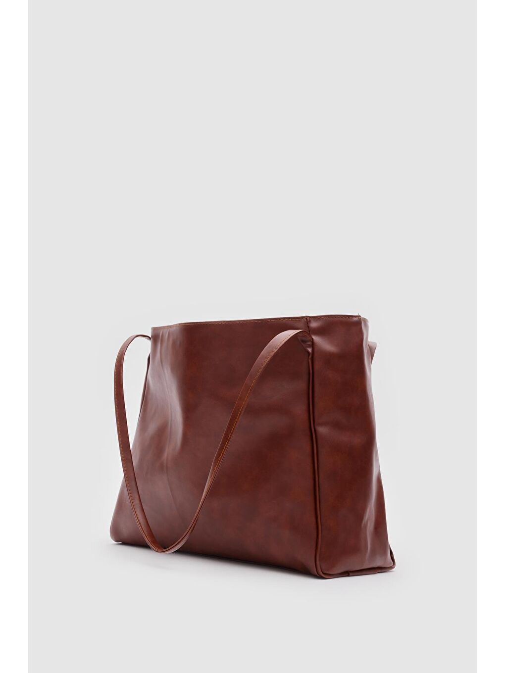 Kahverengi Oslo Bigger Omuz Çantası Taba-2