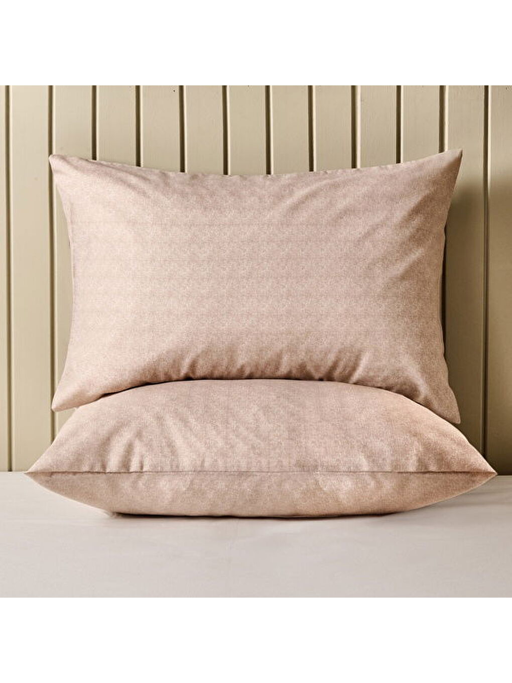 Soft Tanura Kolay Ütülenir 2'li Yastık Kılıfı - Bej - 50x70 cm