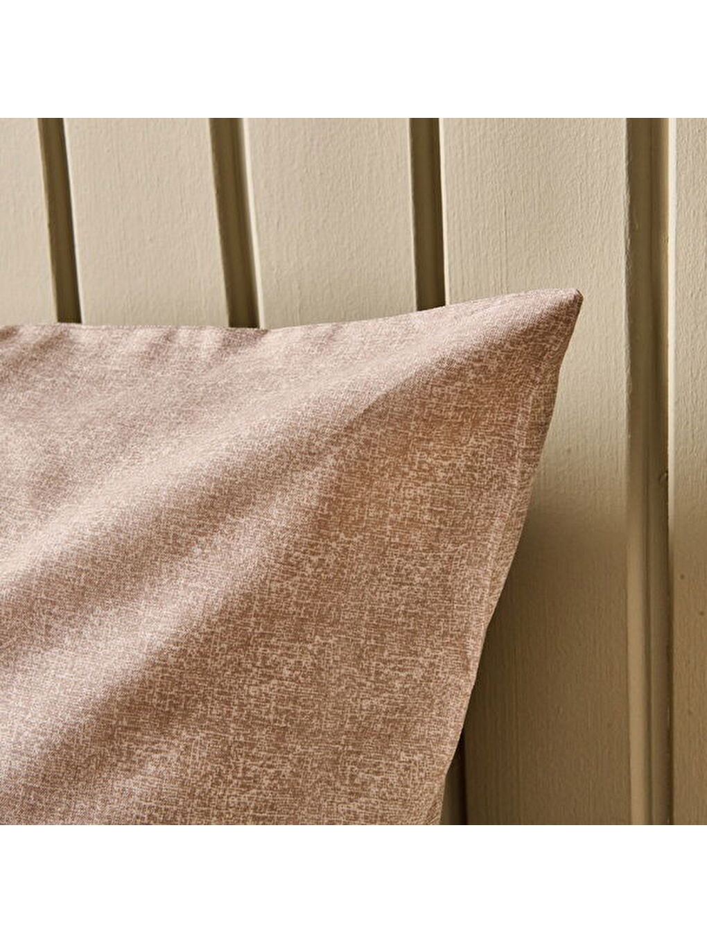 Soft Tanura Kolay Ütülenir 2'li Yastık Kılıfı - Bej - 50x70 cm-2