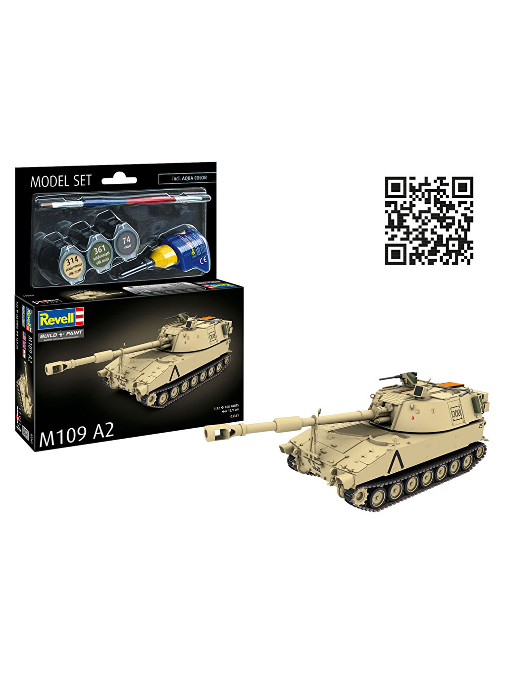Model Set Askeri M109 A2 63361