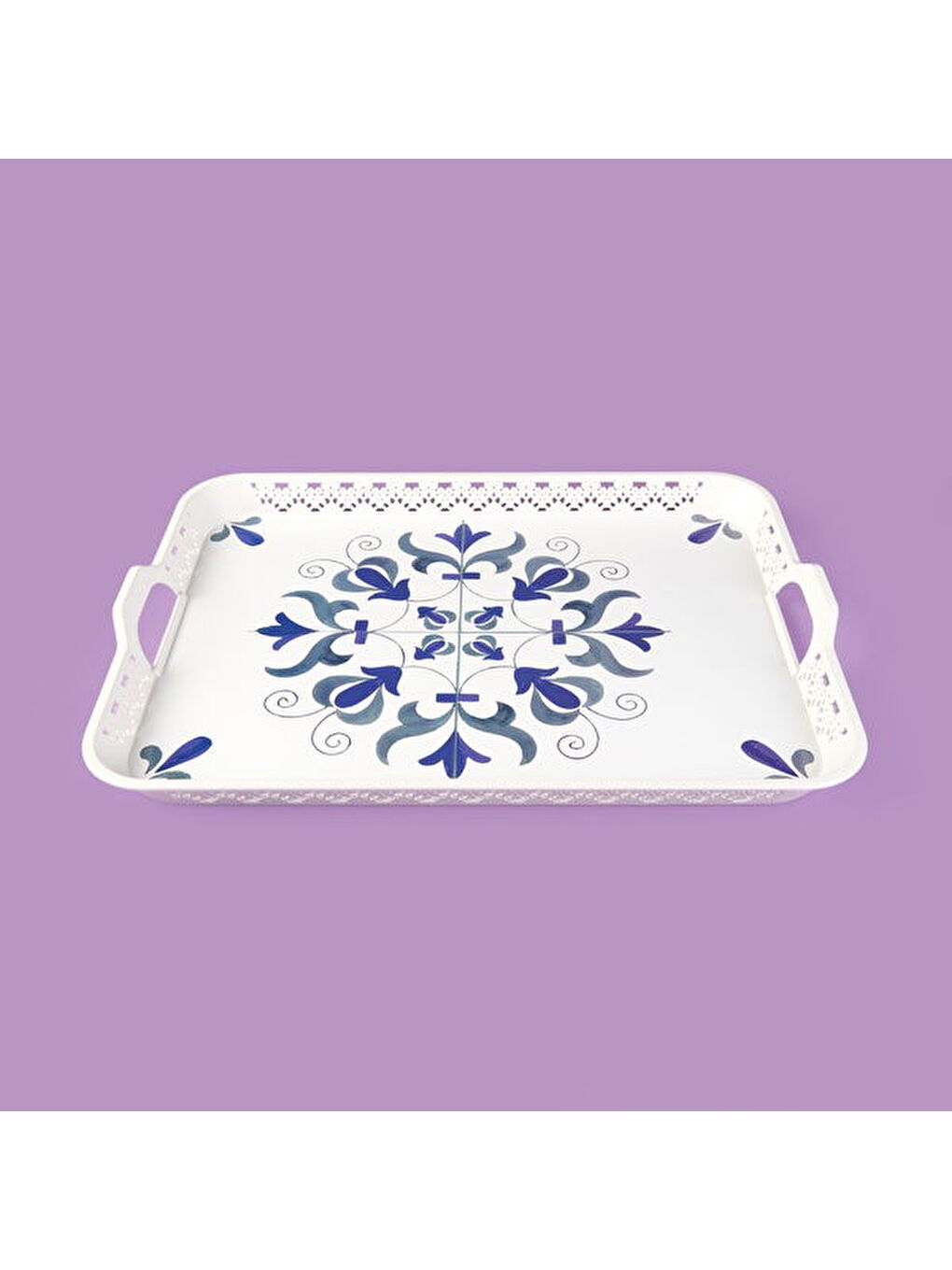 Karışık Kitchen Blueness Tepsi - Renkli - 51x38 cm