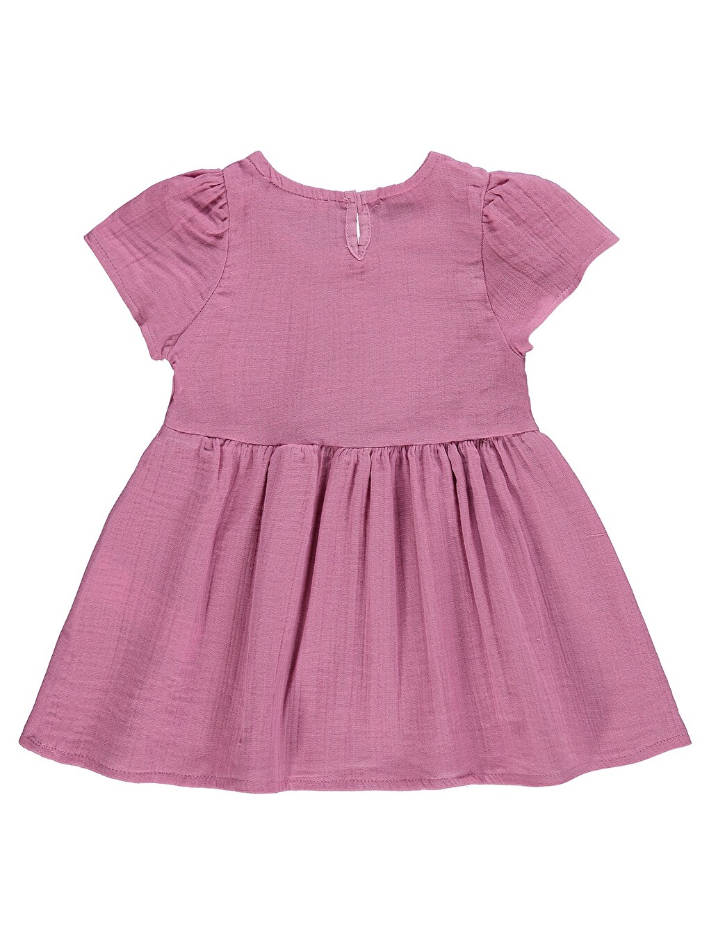 Girls Fiyonklu 2-5 Yaş Elbise - Pembe-1