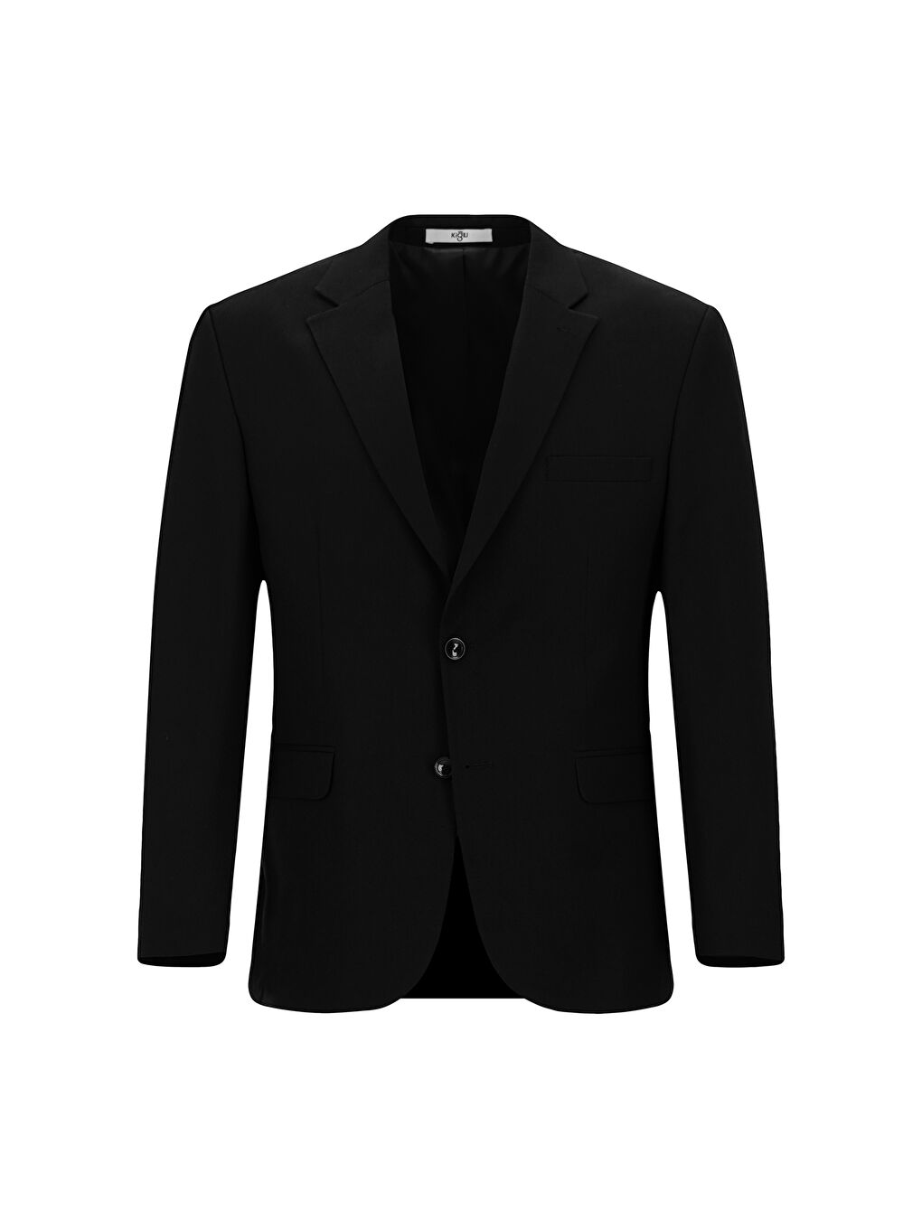 Siyah Slim Fit Dar Kesim Klasik Takım Elbise-1