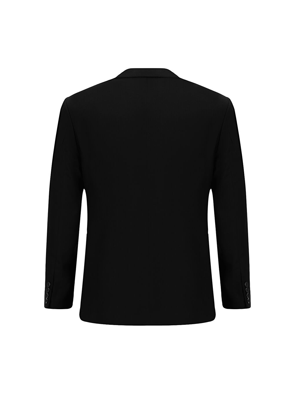 Siyah Slim Fit Dar Kesim Klasik Takım Elbise-2