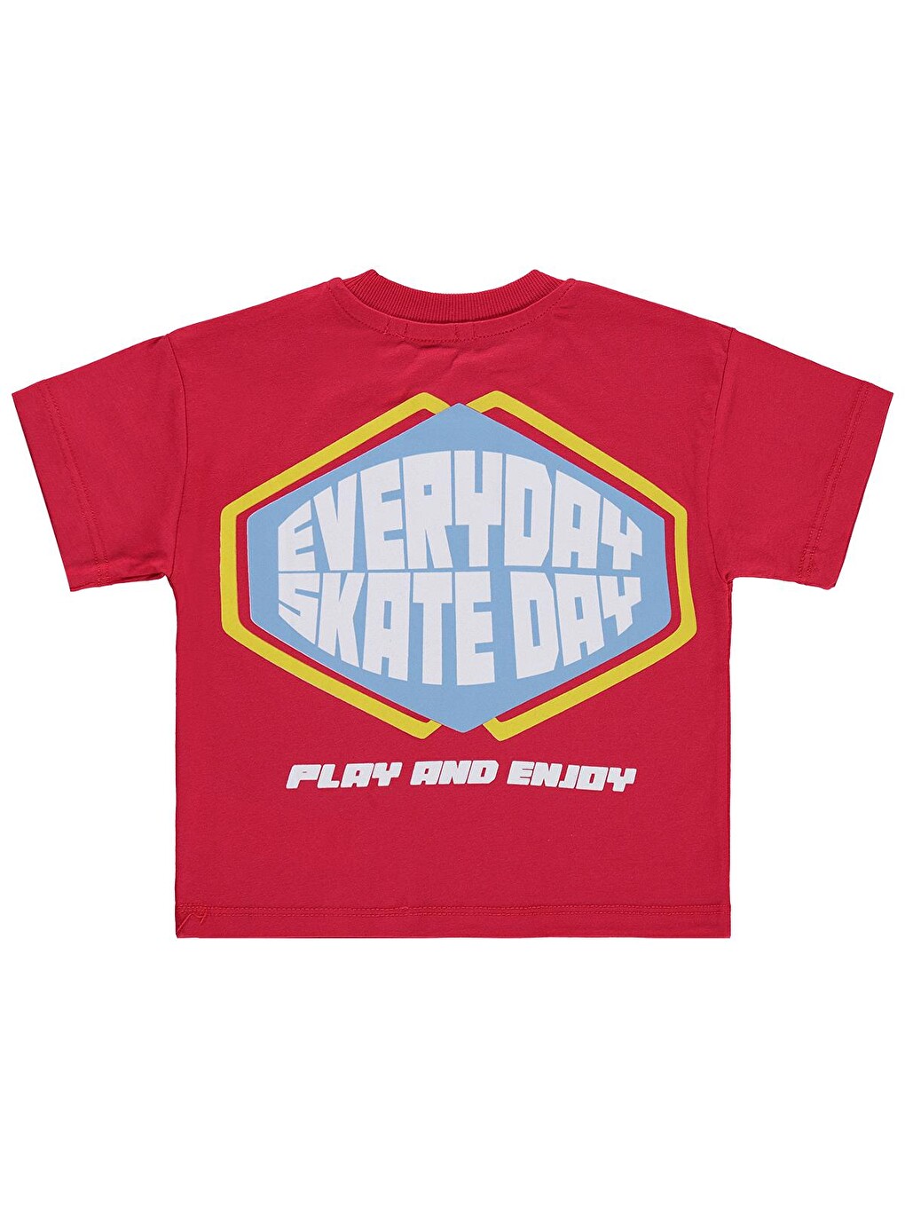 Turuncu Boys Everyday Skate 2-5 Yaş Tişört - Kırmızı-1