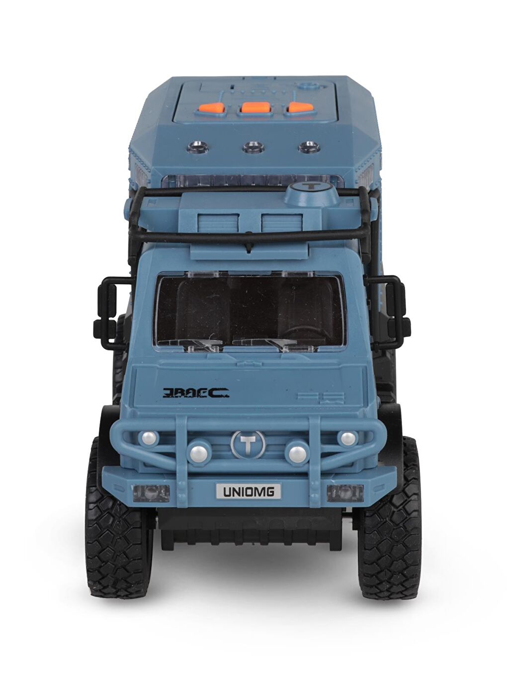 Kutulu Sürtmeli Işıklı Müzikli Off-Road Lüks Araba - Mavi-3