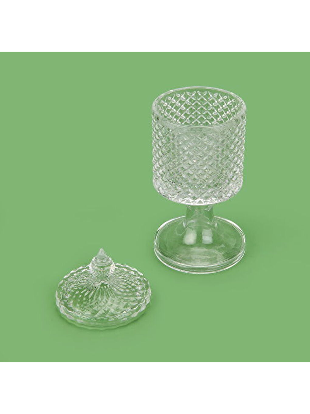 Renksiz Espina Kapaklı Kurabiyelik - Şeffaf - 280 ml-2