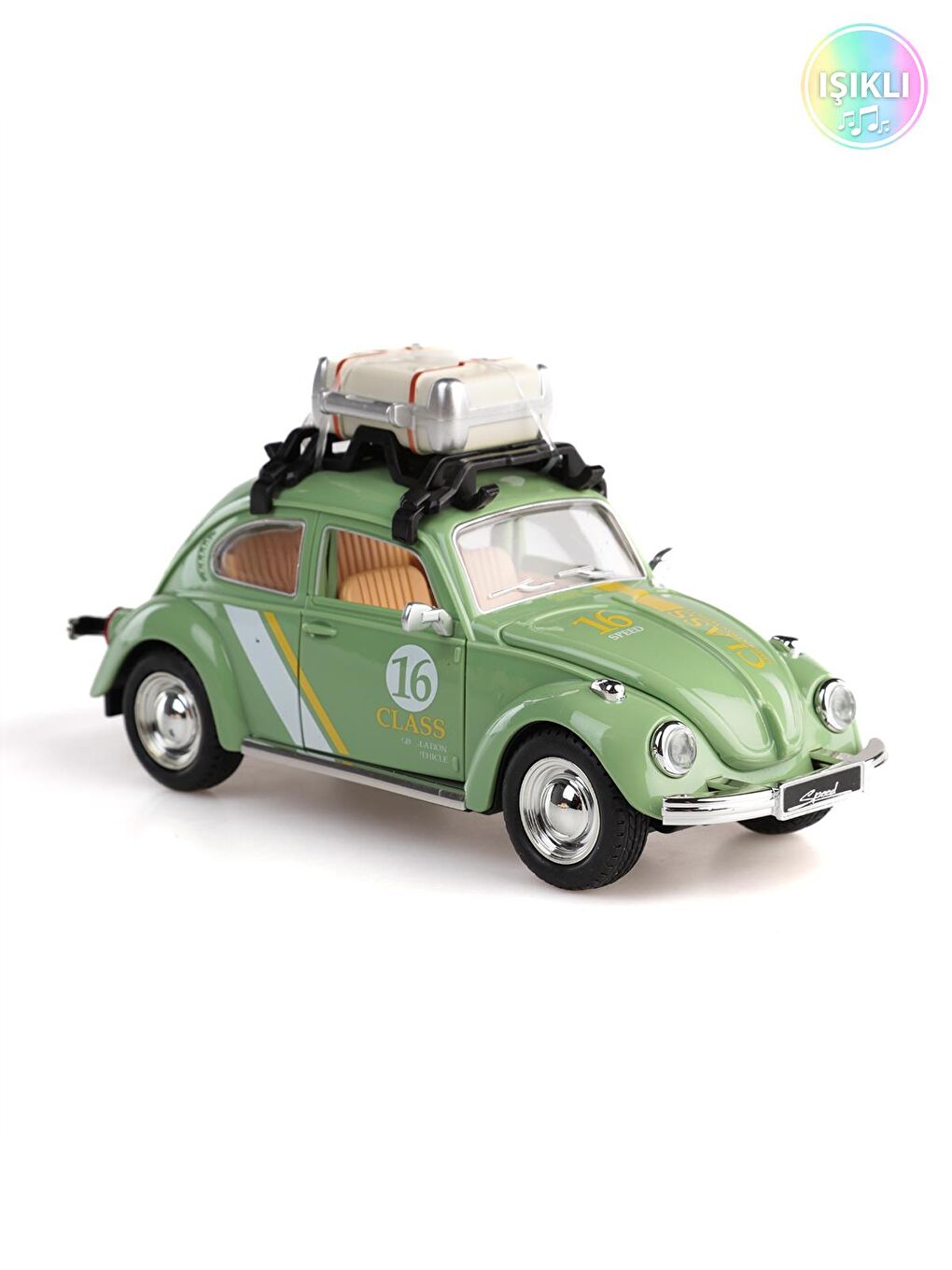 Sur. Isıklı Ve Muzıklı Kaplumbaga Araba - Yeşil