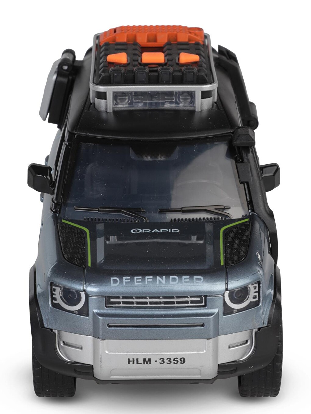 Kutulu Sürtmeli Işıklı Müzikli Off-road Lüks Araba - Gri-3