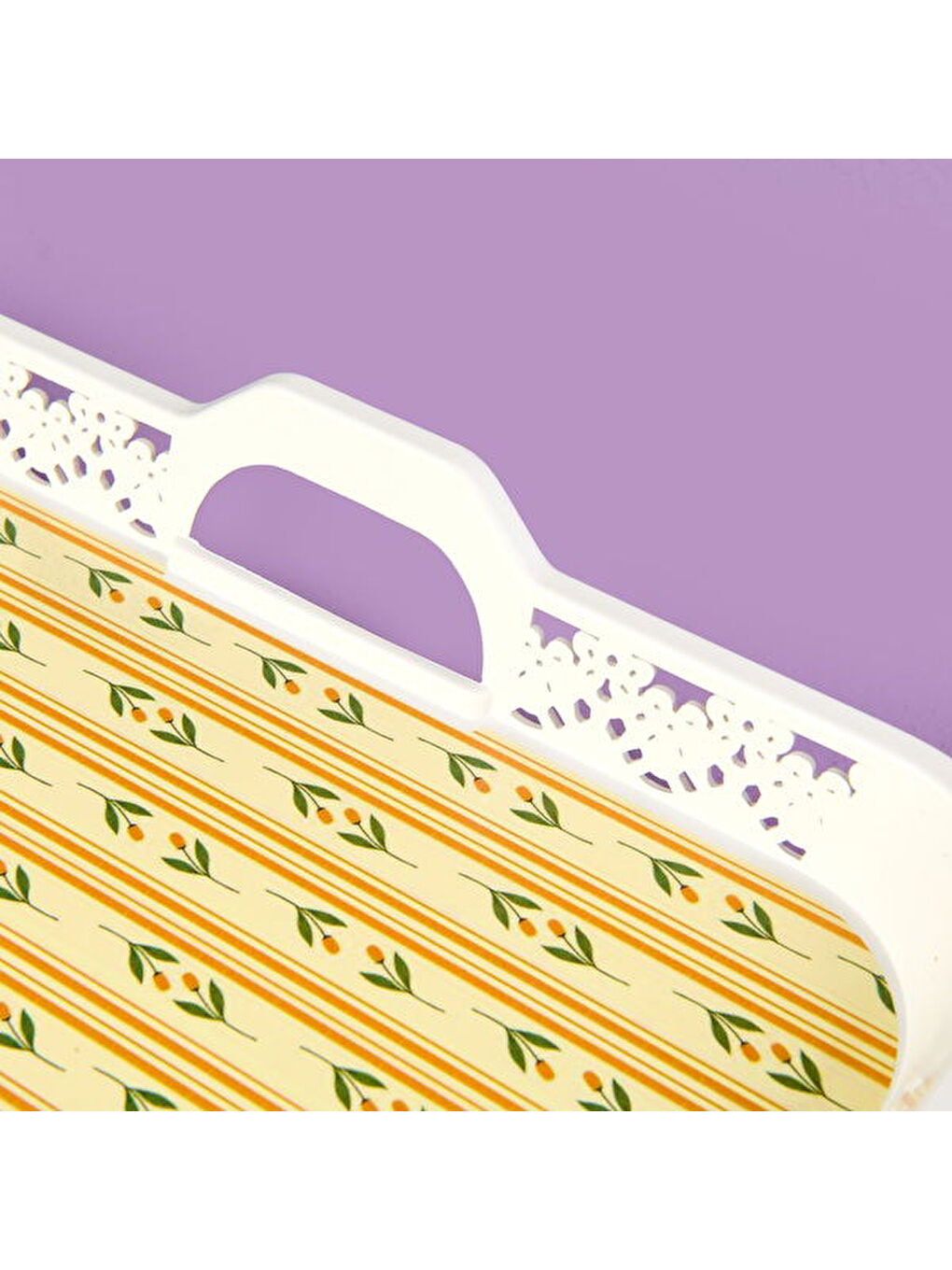 Karışık Kitchen Botanik Tepsi - Renkli - 41x31 cm-2