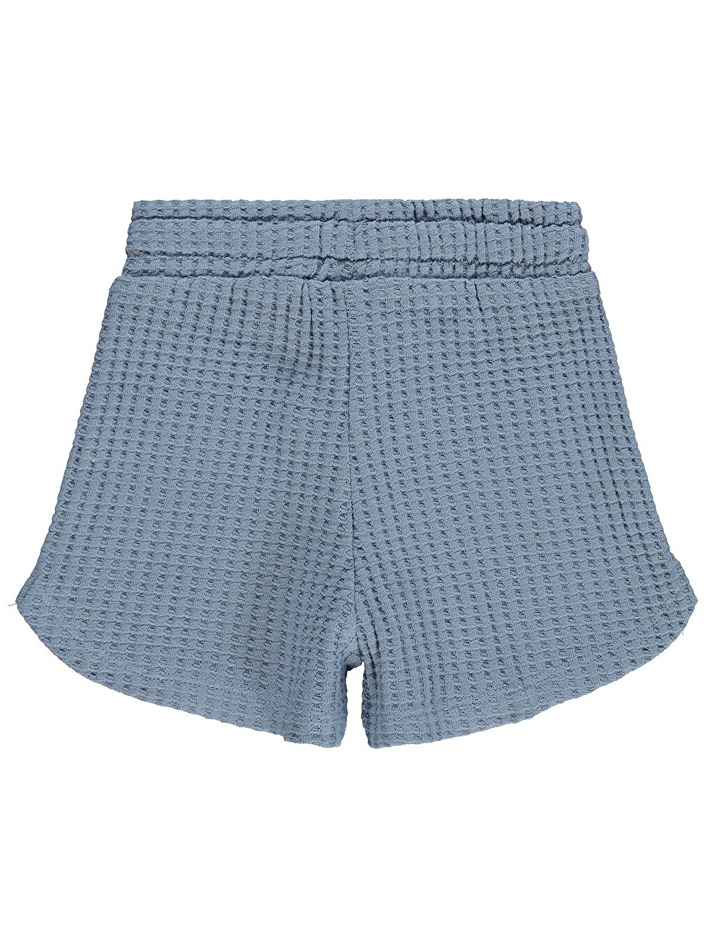 İndigo Boys Basic Waffle 2-5 Yaş Şort - Mavi-1