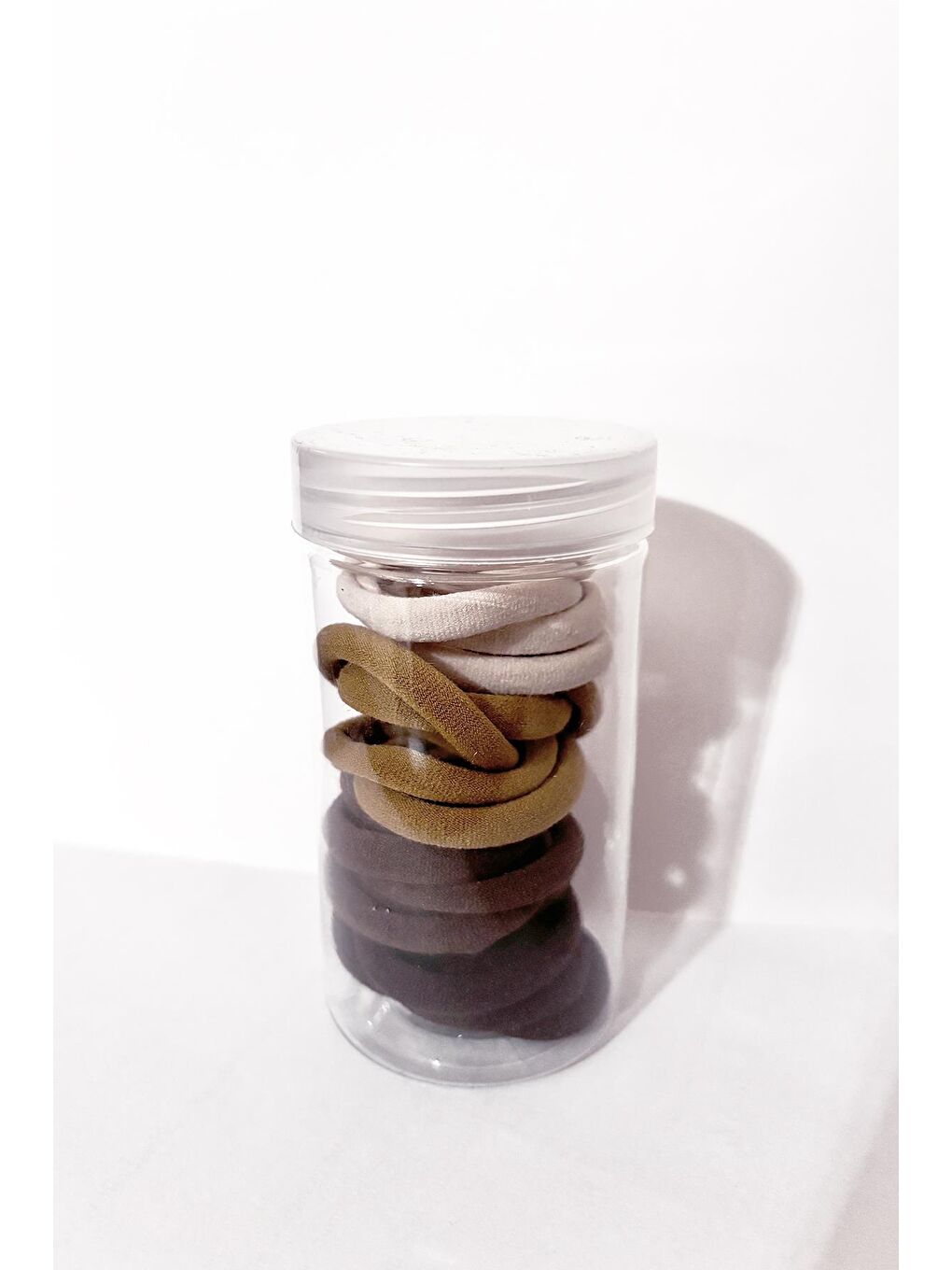 Karışık Yoga Lüks Kahverengi Tonları Lastik Toka Seti 25'li-2