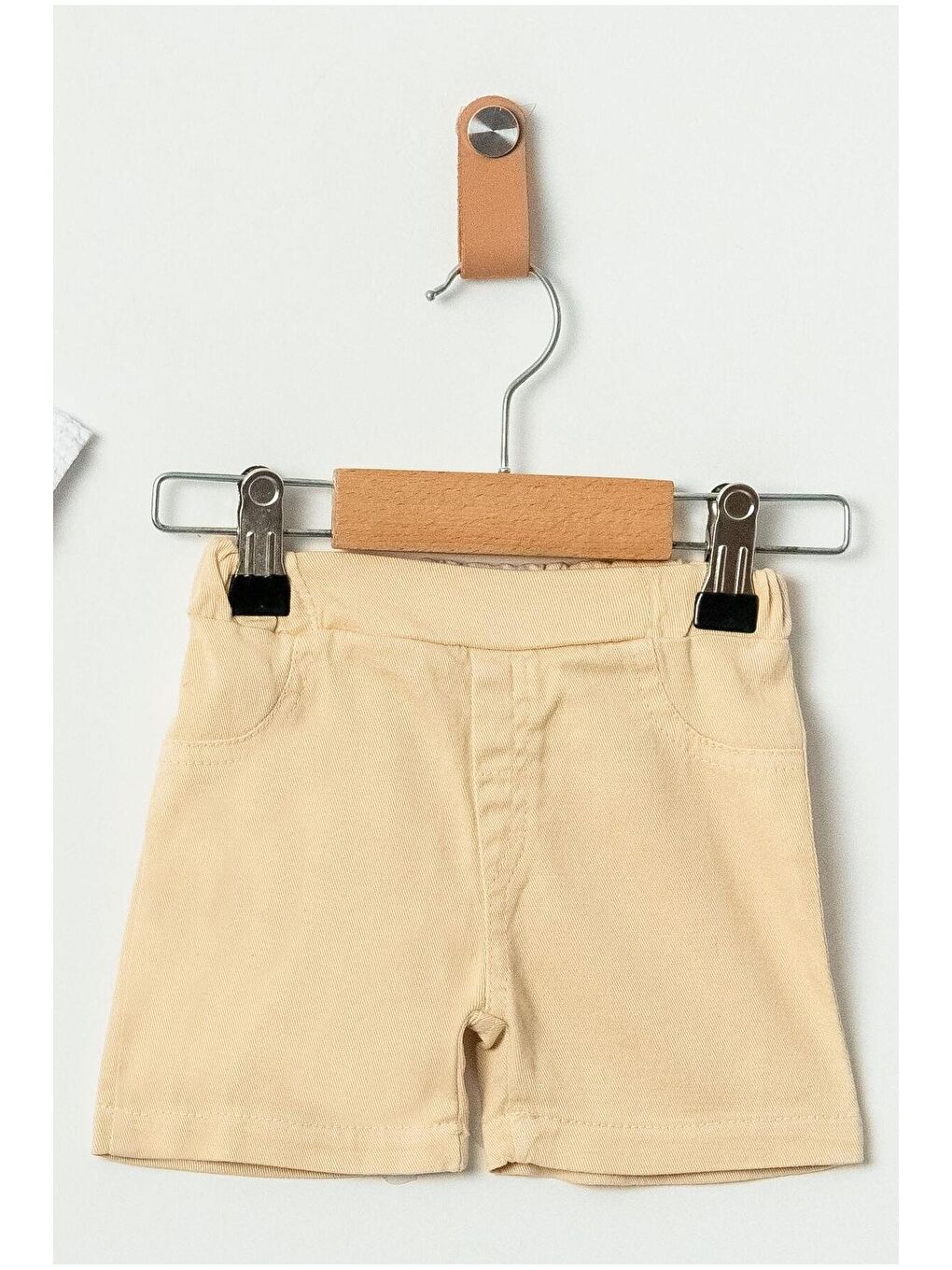 Beyaz Gömlek Yelken Desenli Belden Ayarlanabilir Kısa Kollu Şortlu 3'lü Takım-7