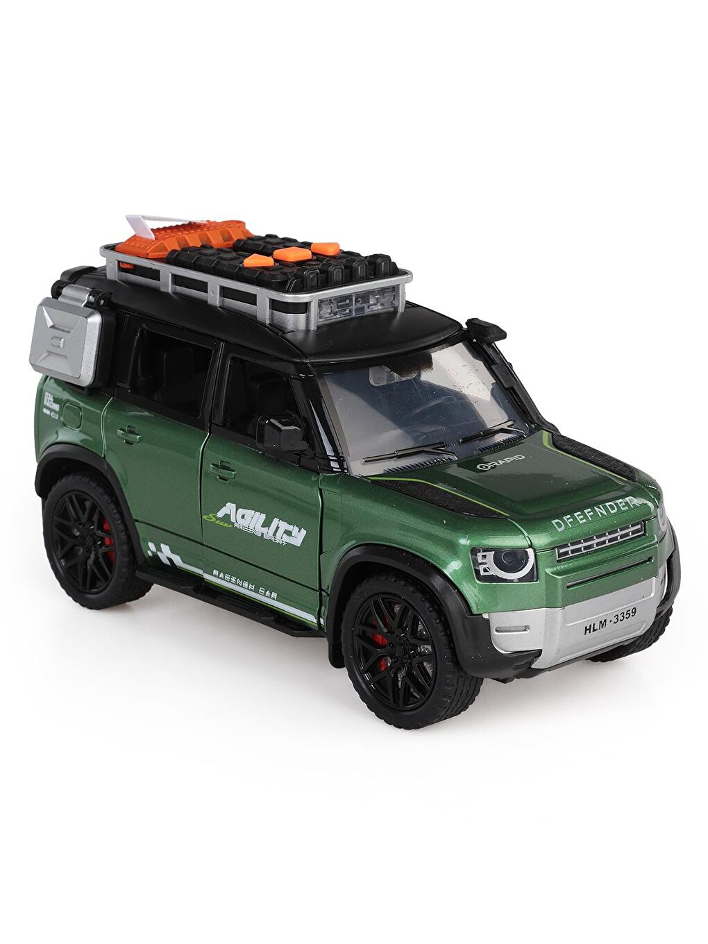 Kutulu Sürtmeli Işıklı Müzikli Off-Road Lüks Araba - Yeşil