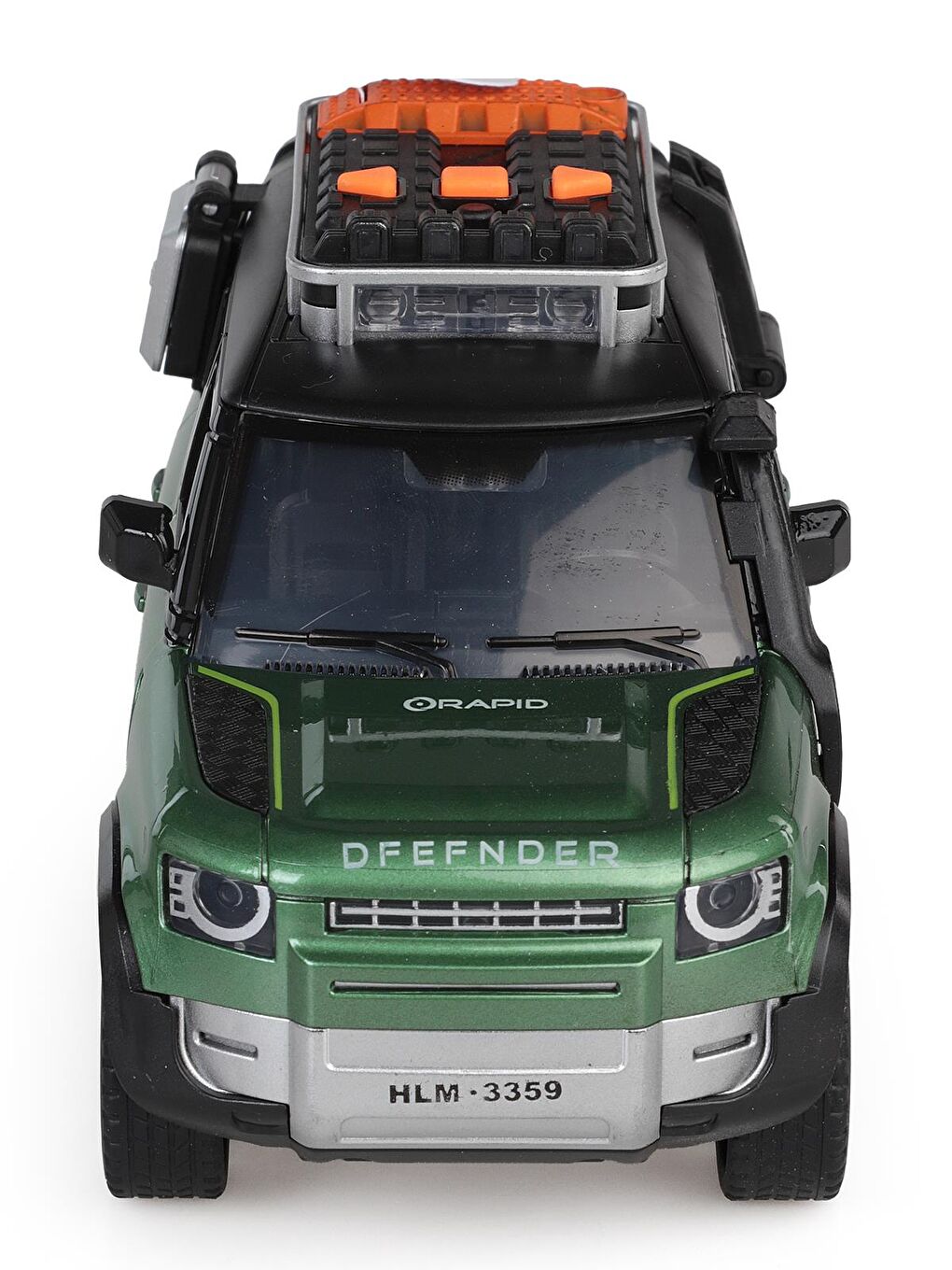 Kutulu Sürtmeli Işıklı Müzikli Off-Road Lüks Araba - Yeşil-3