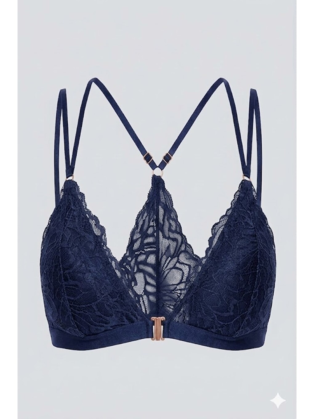 Kapsız Bralet C18326 Lacivert