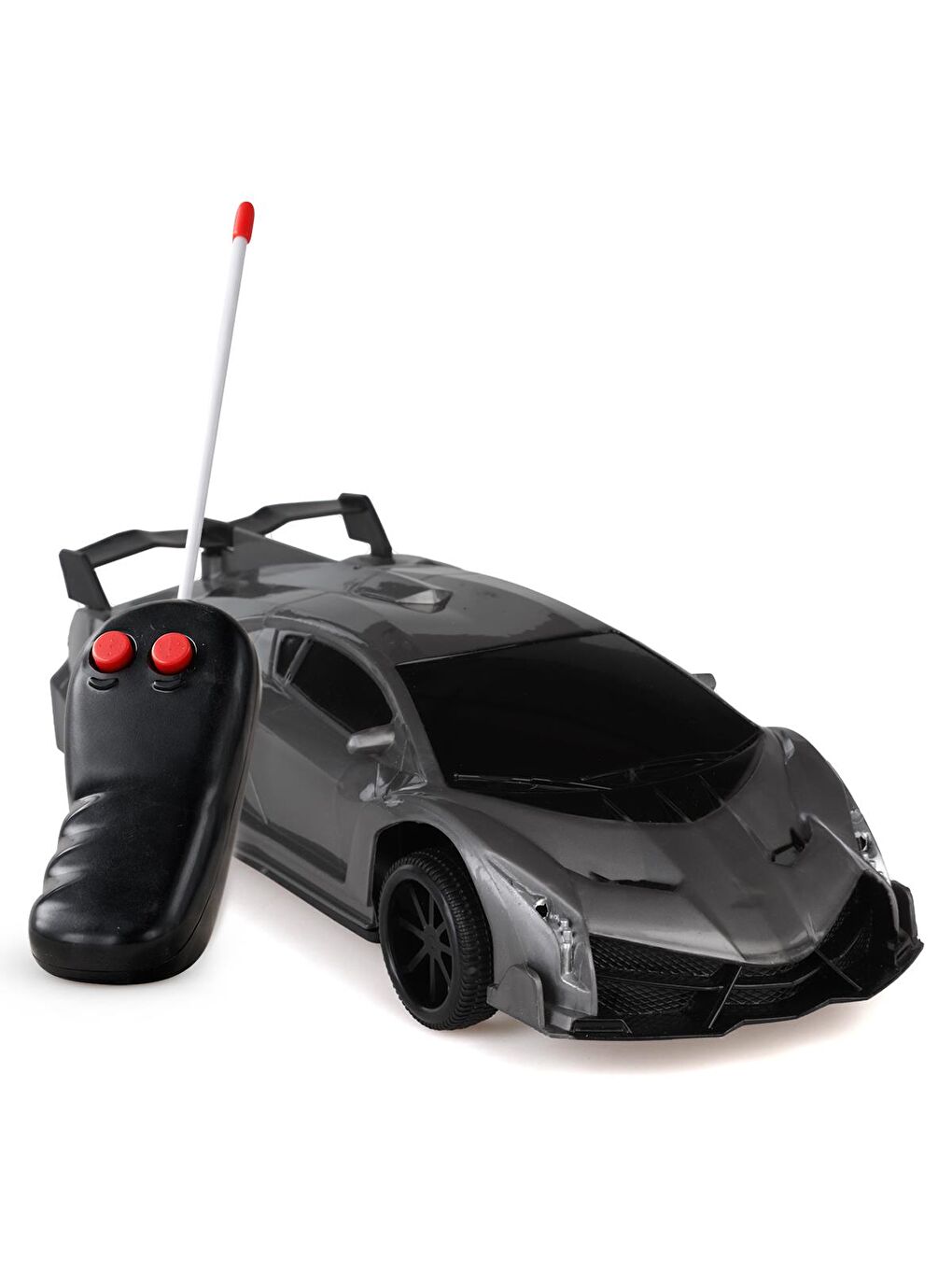 Uzaktan Kumandalı İleri-Geri Fonksiyon Spor Pilli Araba - Gri