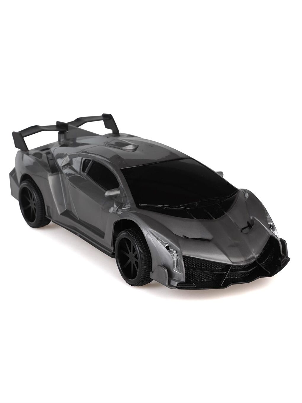 Uzaktan Kumandalı İleri-Geri Fonksiyon Spor Pilli Araba - Gri-2