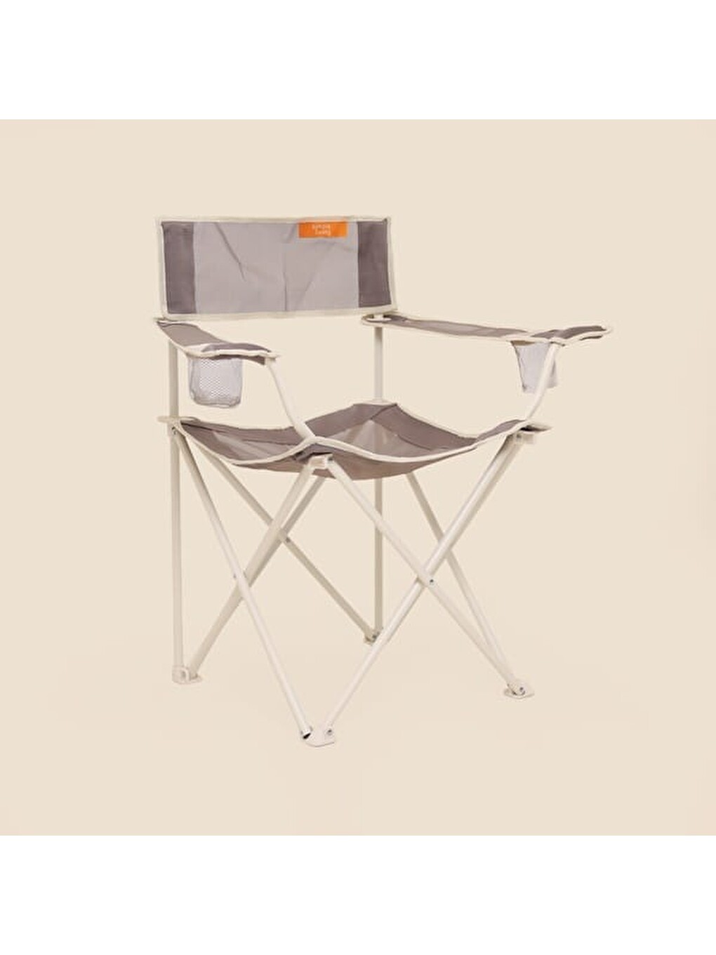 Kamp Sandalyesi - Bej - 50x50x78 Cm-4