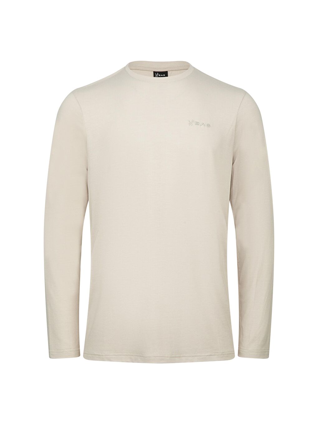 Vernon Erkek Uzun Kol Viloft T-Shirt Bej