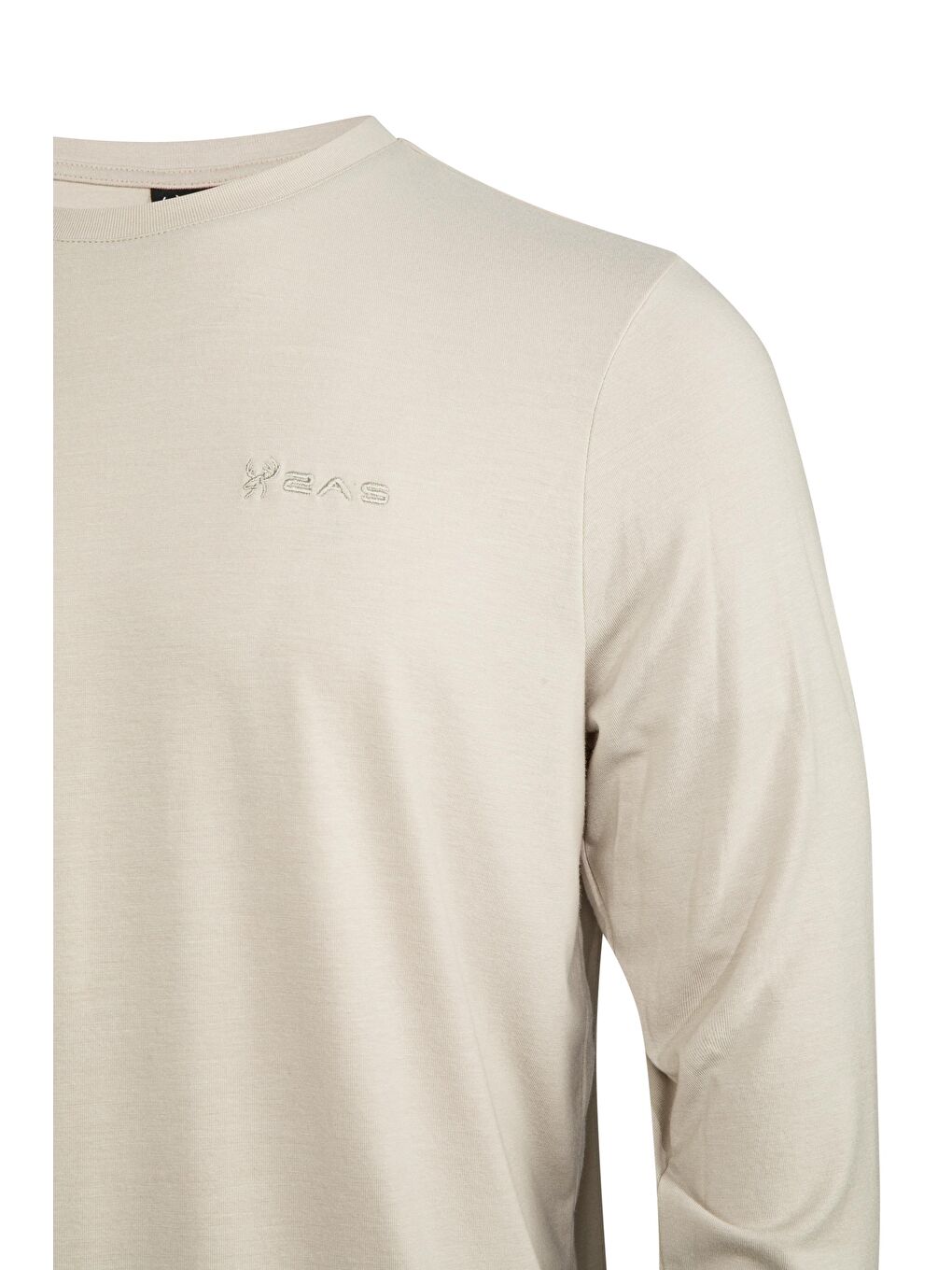 Vernon Erkek Uzun Kol Viloft T-Shirt Bej-2