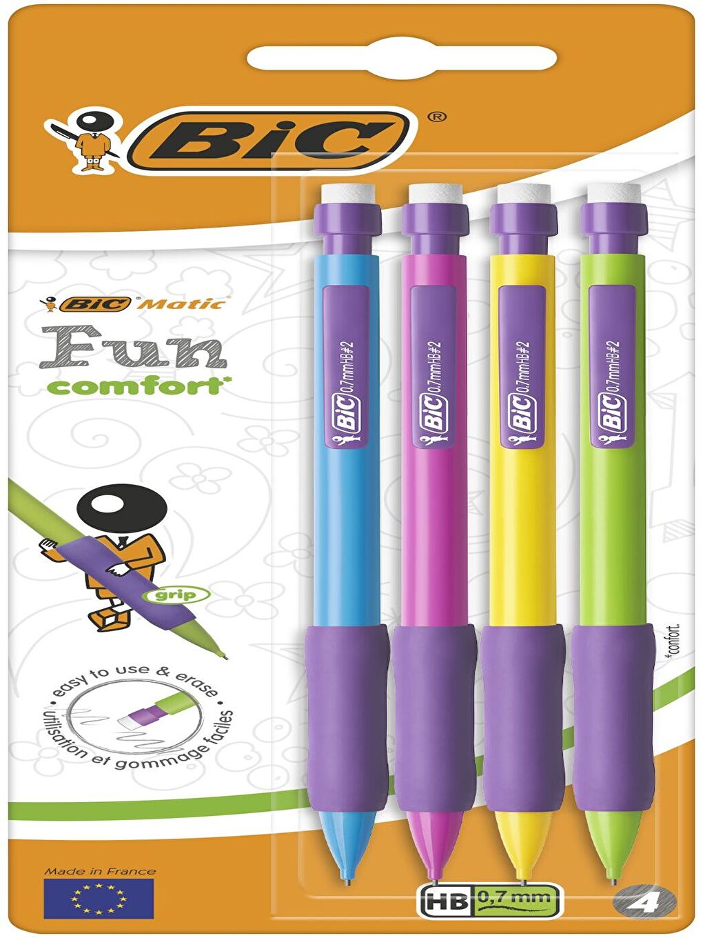 Bic Karışık Matic Fun Versatil Uçlu Kalem 4'lü Blister