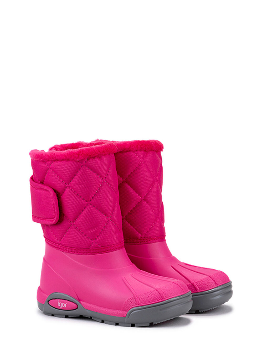 Pembe TOPO SKI NYLON Fuşya Kız Çocuk Kar Botu-1