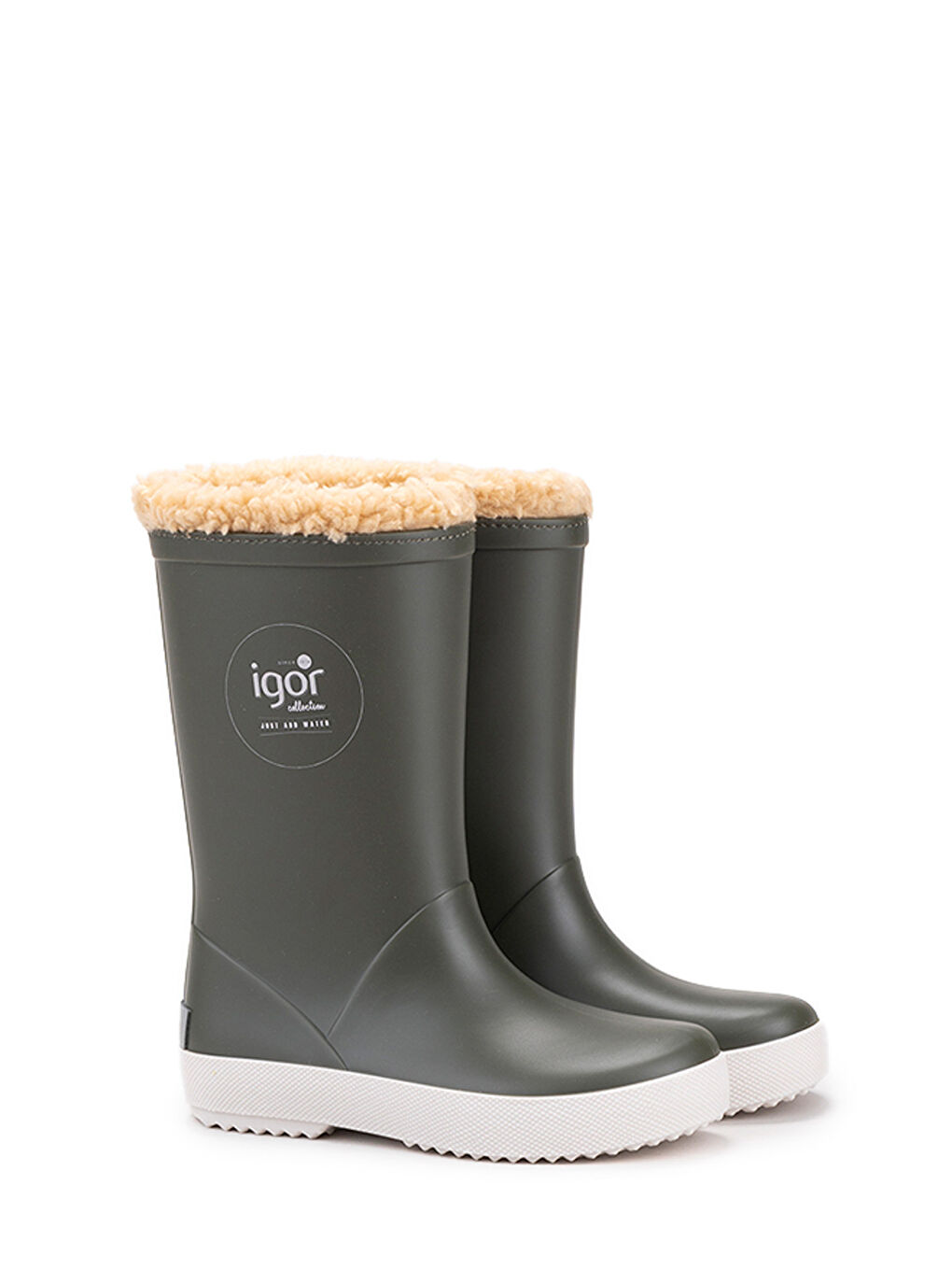 SPLASH NAUTICO BORREGUITO Haki Erkek Çocuk Yağmur Çizmesi-1