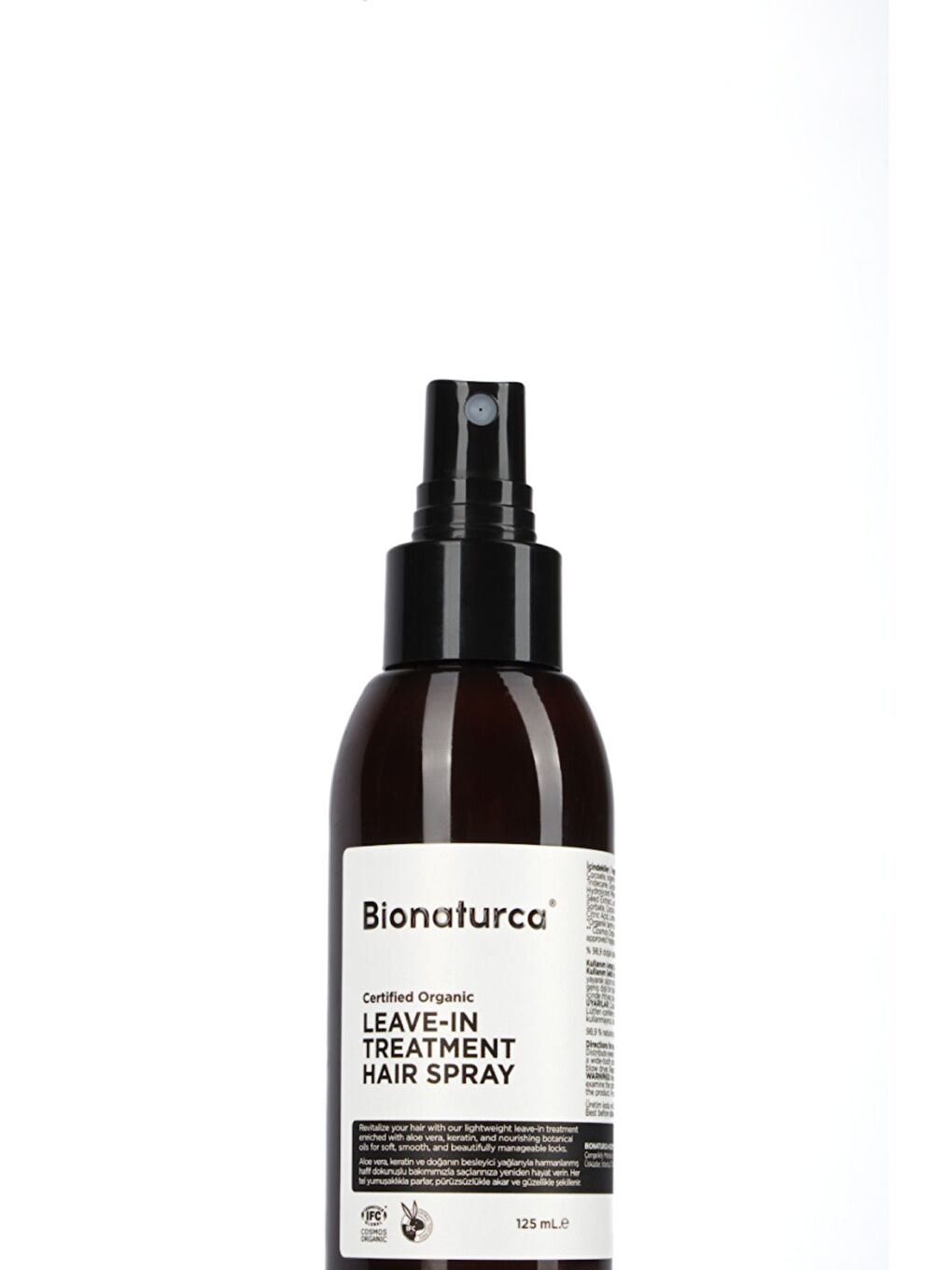 Organik Sertifikalı Hacimlendirici Kolay Saç Tarama Spreyi 125 ml-3