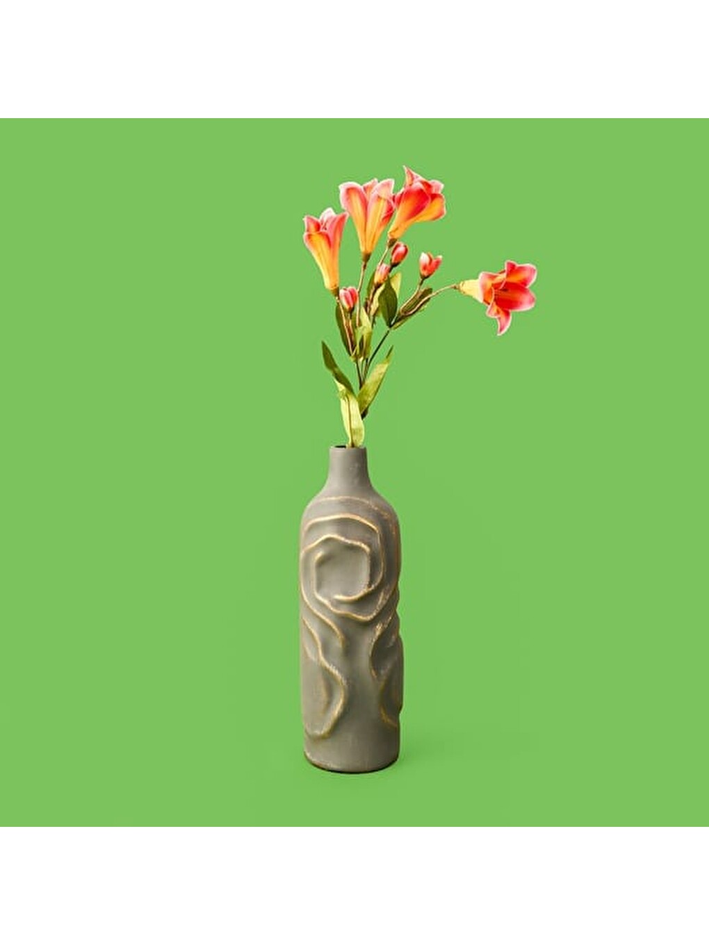 Karışık Zambak Dal Çiçek - Asorti - 64 cm-2