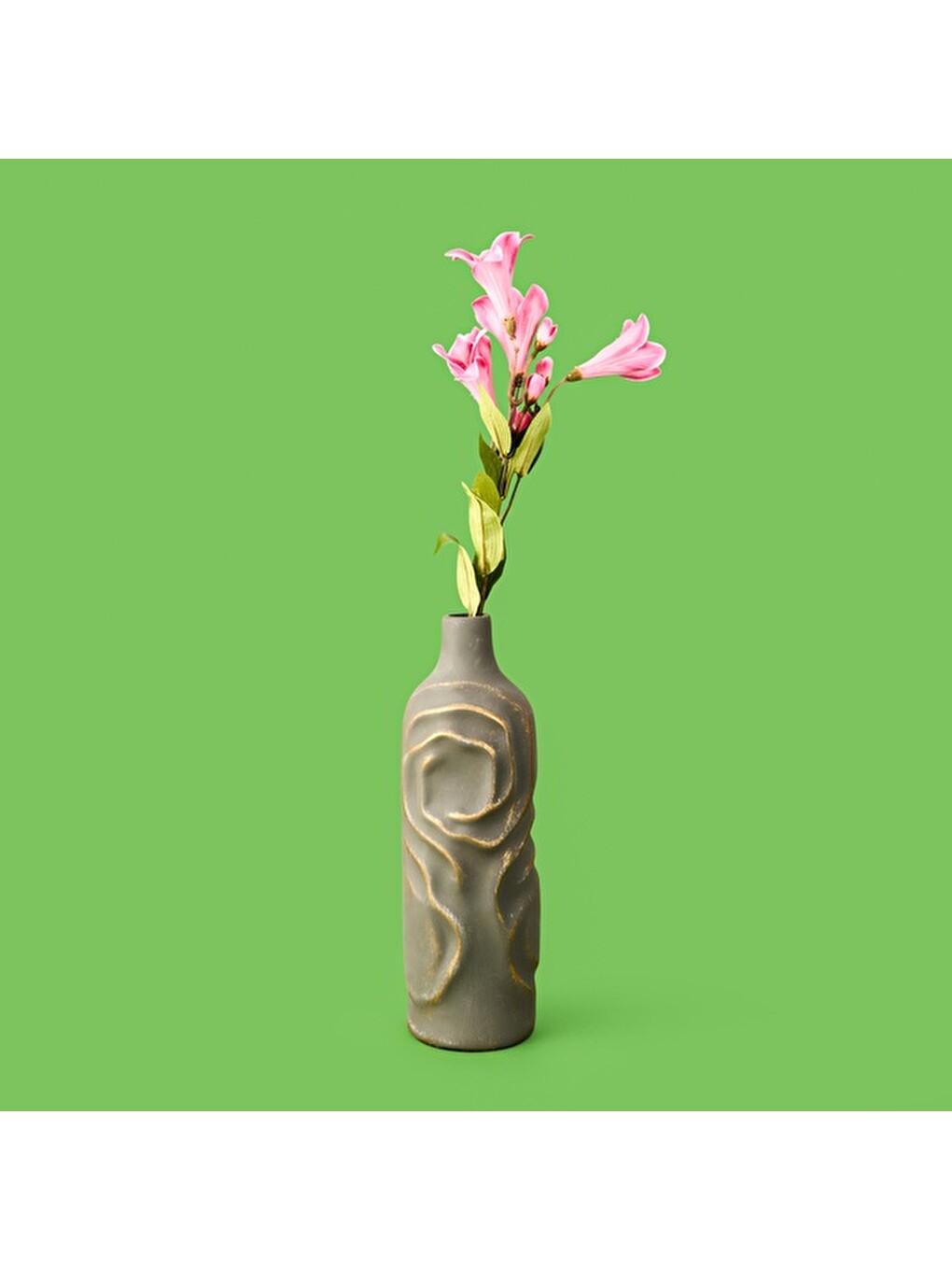 Karışık Zambak Dal Çiçek - Asorti - 64 cm-6