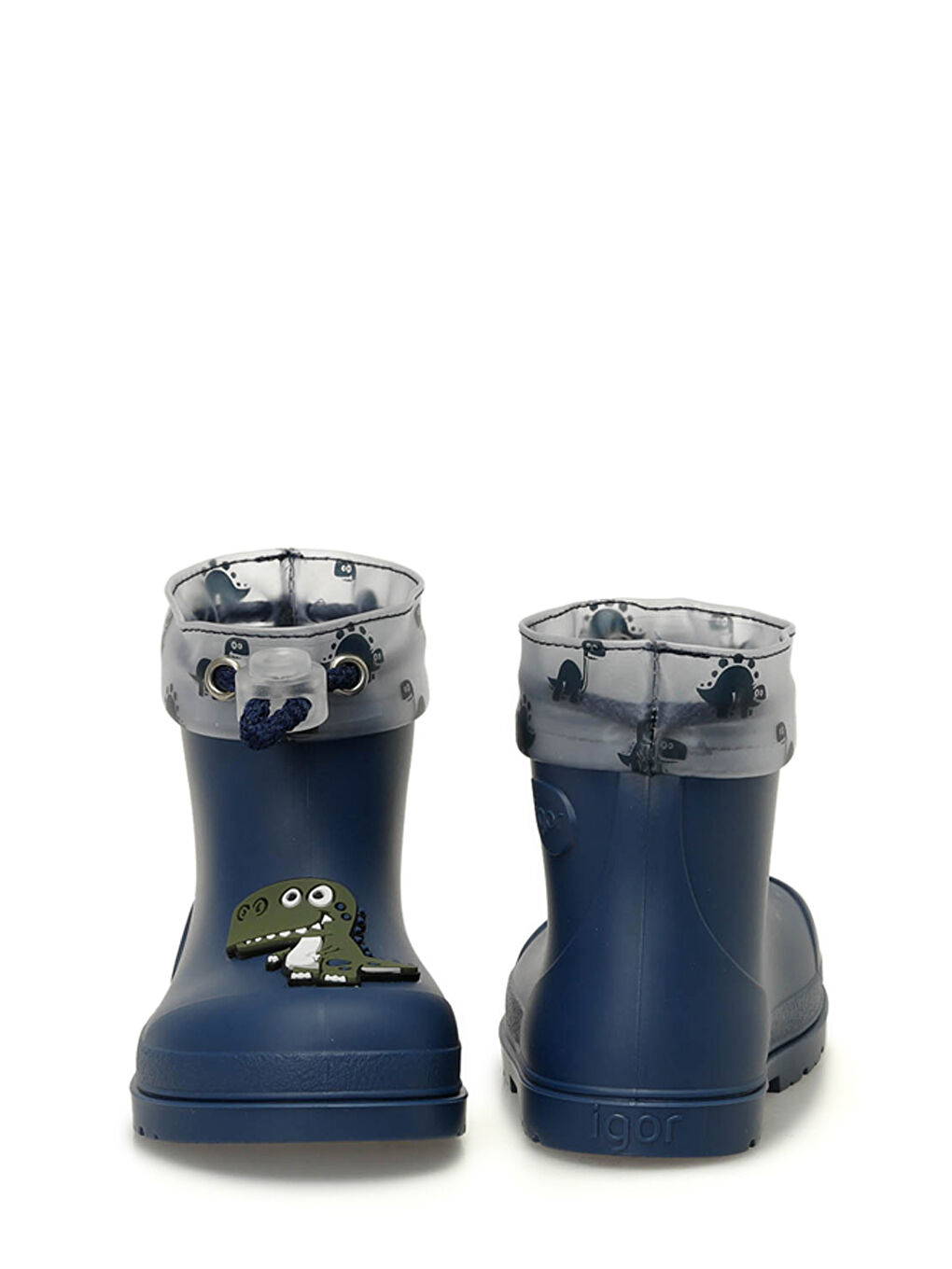 W10323 MENDI DINO Mavi Erkek Çocuk Yağmur Çizmesi-4