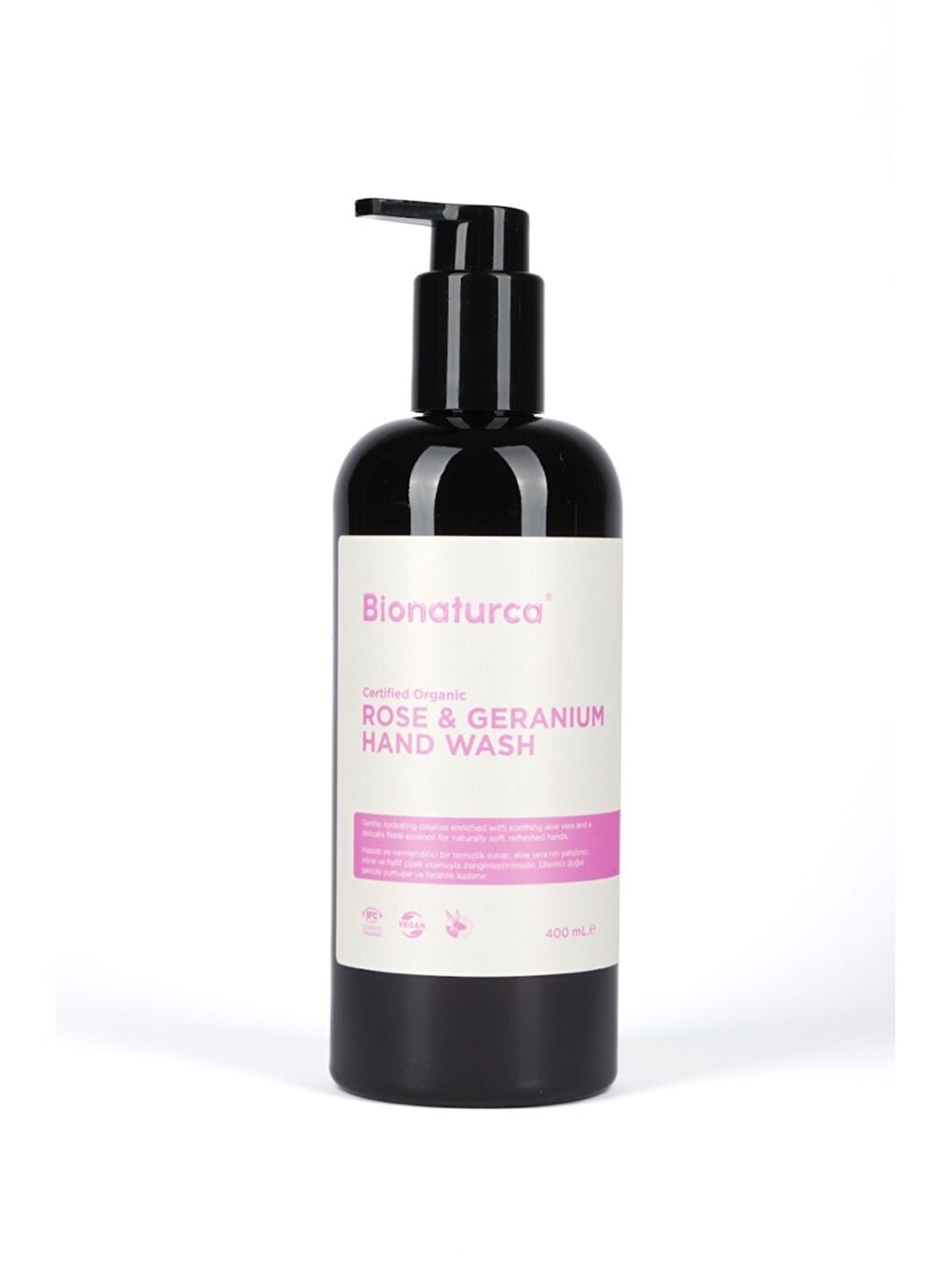 Organik Sertifikalı Gül & Itır Özlü Sıvı El Sabun 400 ml