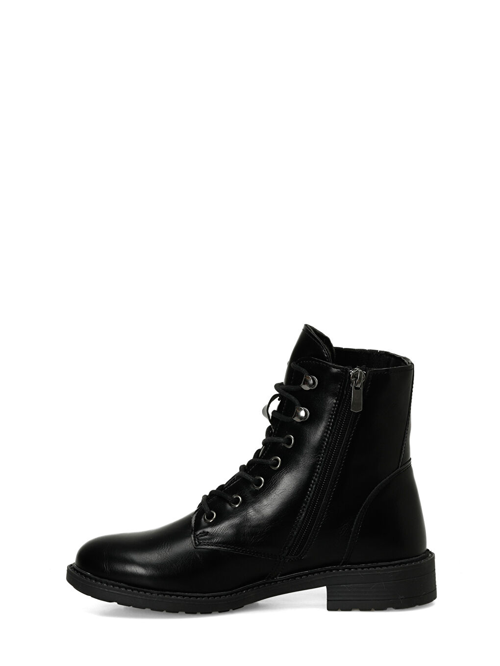 324075.Z 4PR Siyah Kadın Düz Bot-2