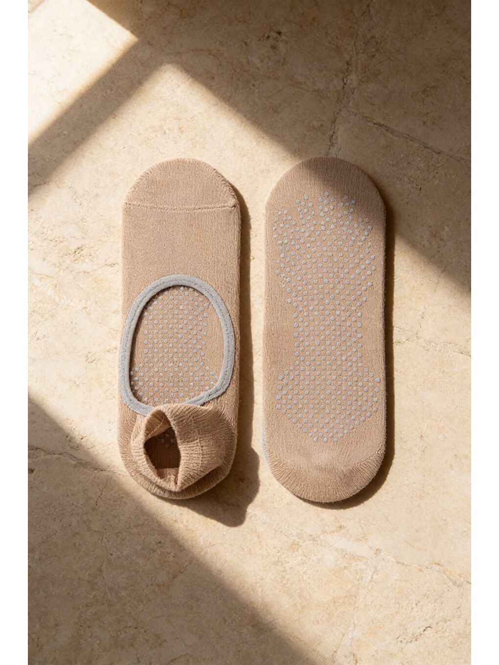 Kadın Asta Yoga / Pilates Step Çorap Kahverengi