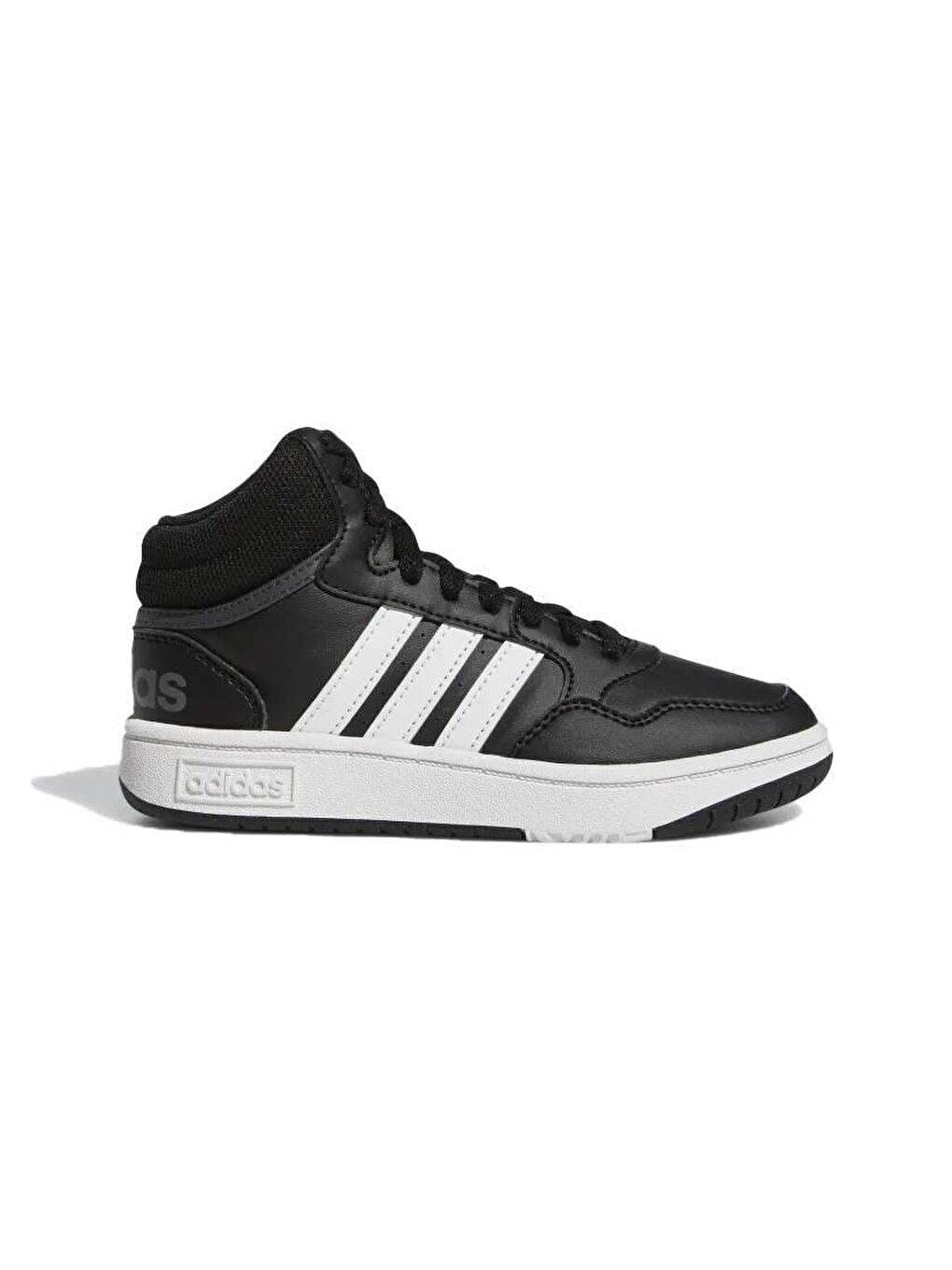 Adidas Siyah Hoops Mid 3.0 K Unisex Siyah Bilekli Sneaker