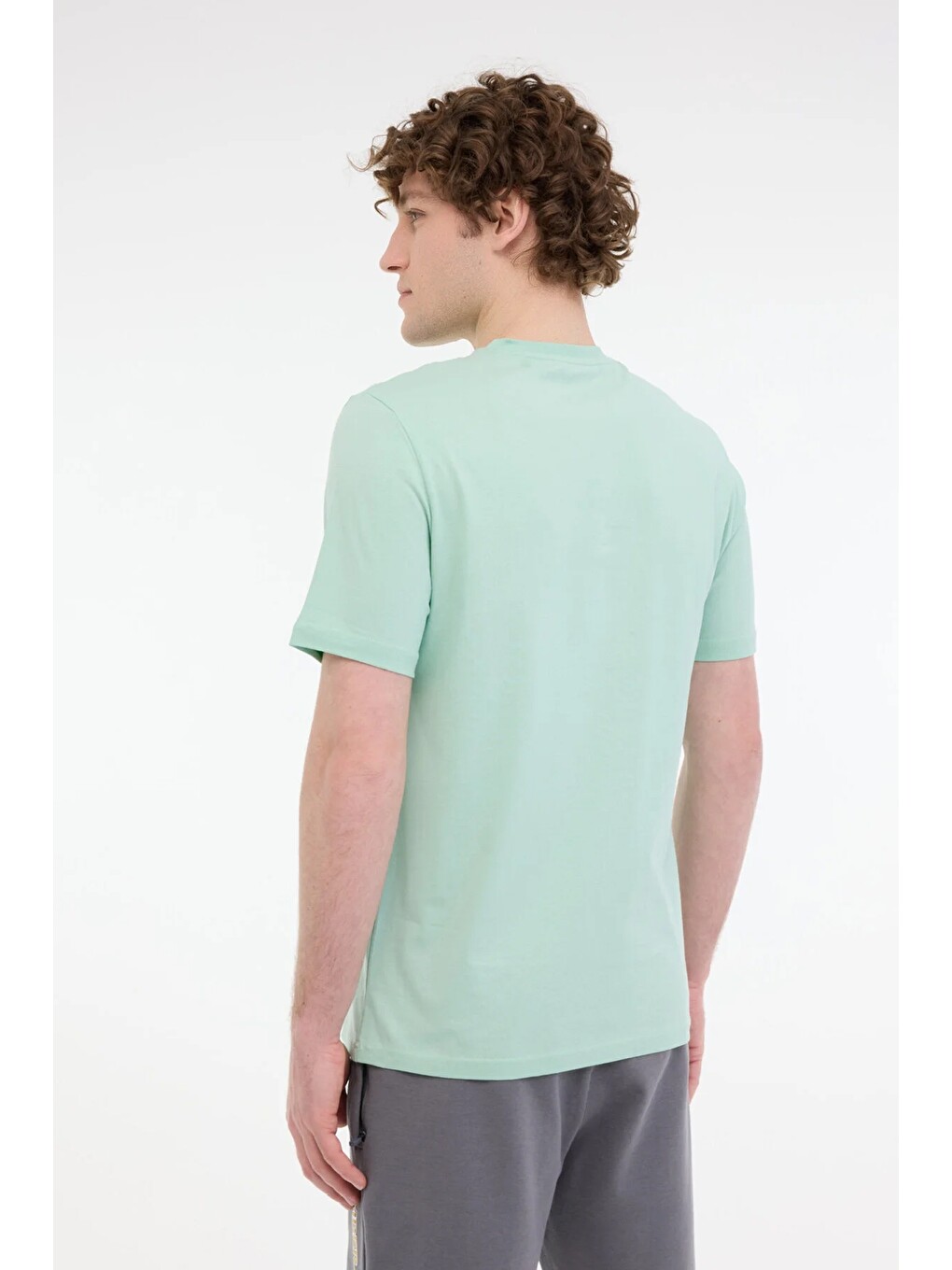 Yeşil Mb Ct102 C Nk T-sh A Mınt Erkek Kısa Kol T-shirt-1
