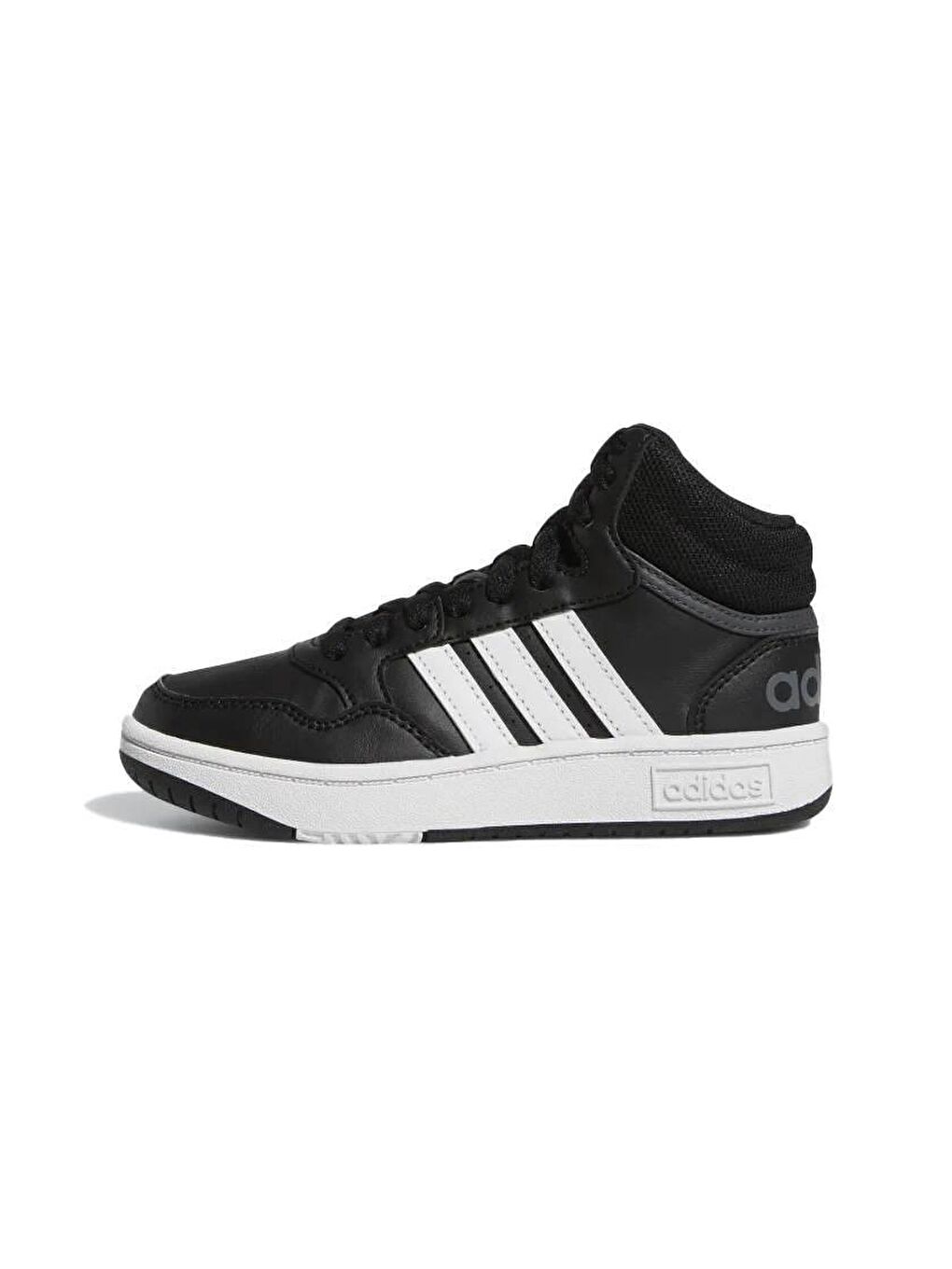 Adidas Siyah Hoops Mid 3.0 K Unisex Siyah Bilekli Sneaker - 1