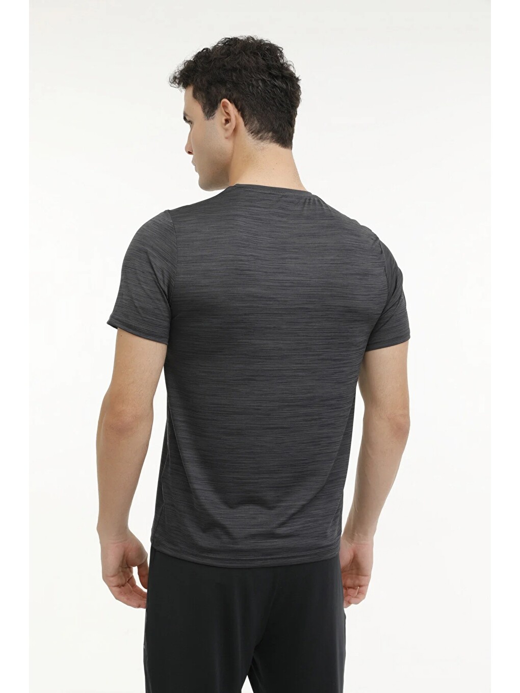 Gri Kısa Kol T-shirt Erkek Antrasıt Mulıne Mb Ct1328 Mln T-sh-1