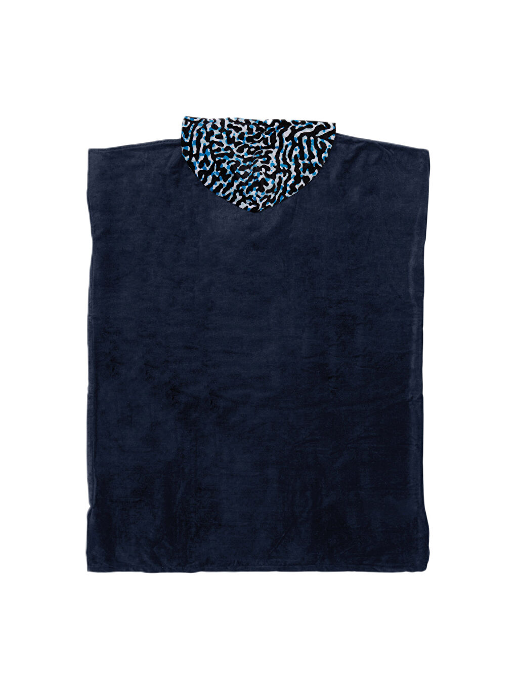 Lacivert Hoody Towel Erkek Mavi Sweatshirt-3