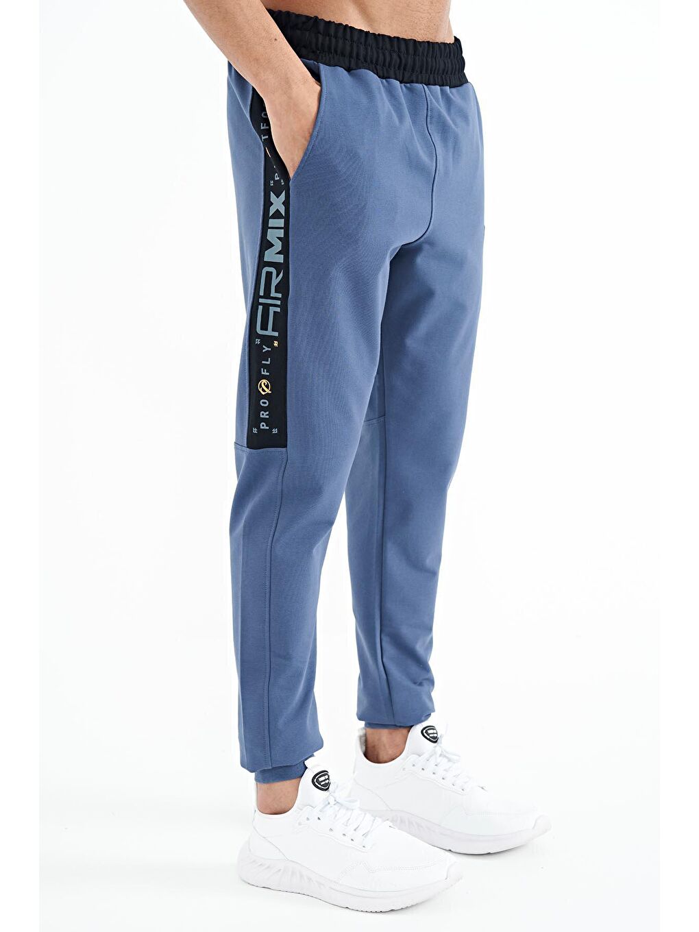 Paul Petrol Standart Kalıp Jogger Erkek Eşofman Alt - 84915-3