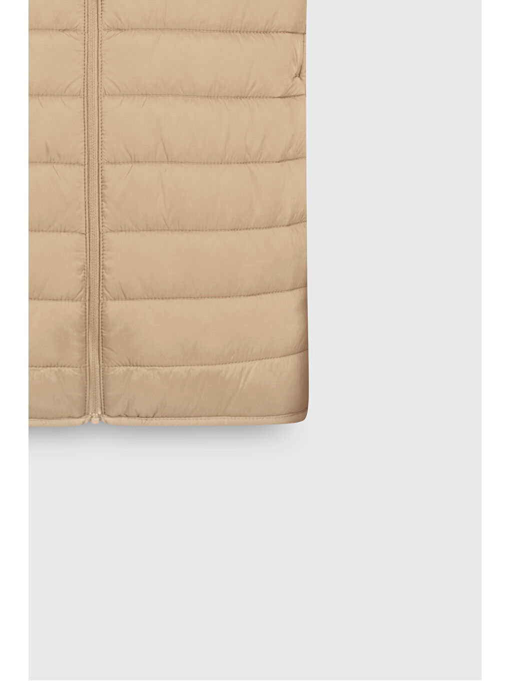 Erkek Sarı Rüzgar Geçirmez Taşınabilir Çantalı Sıcak Tutan Elyaf Dolgulu Ultra Hafif Standart Fit Şişme Yelek-10