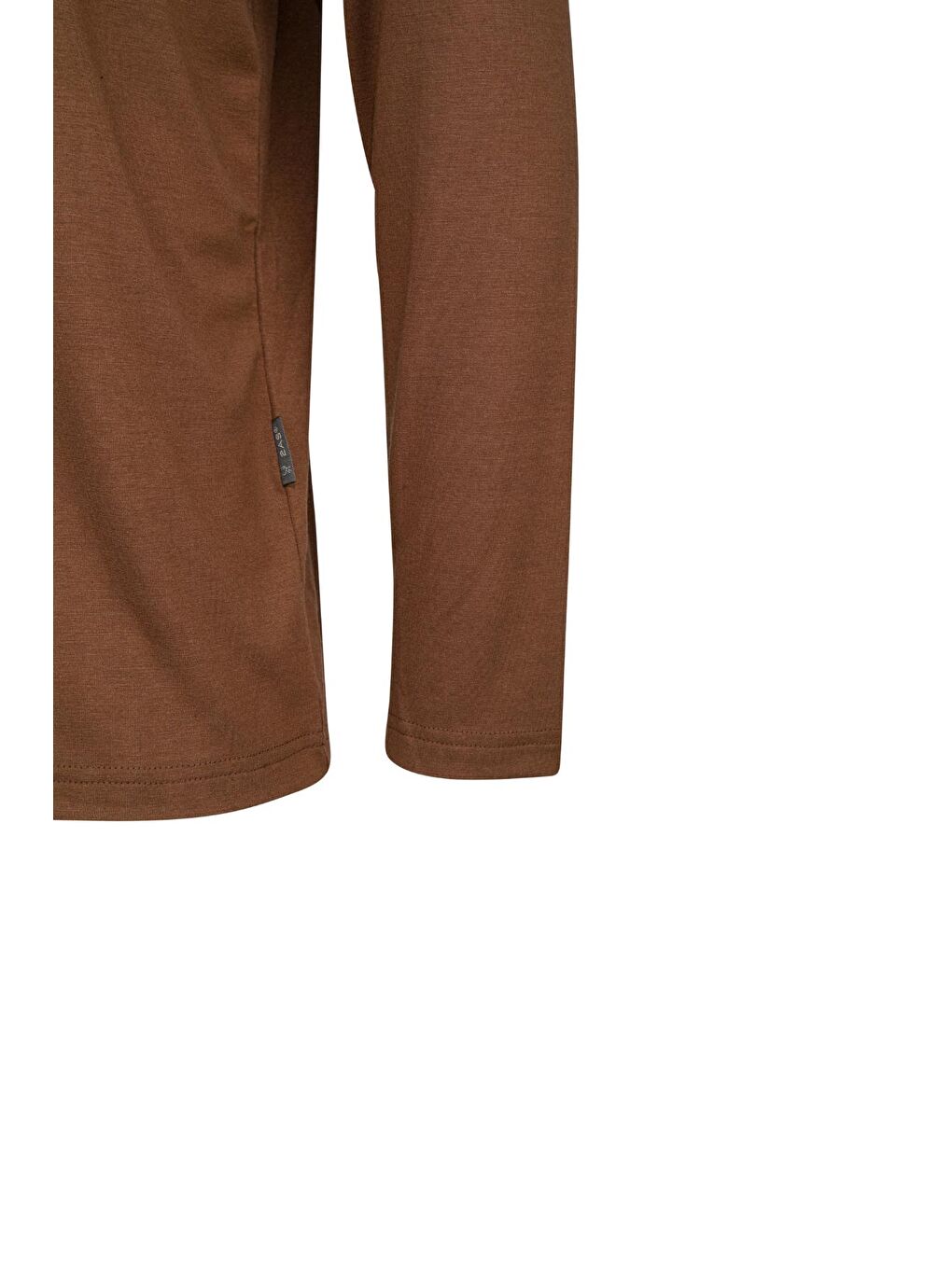 Vernon Erkek Uzun Kol Viloft T-Shirt Kahverengi-3