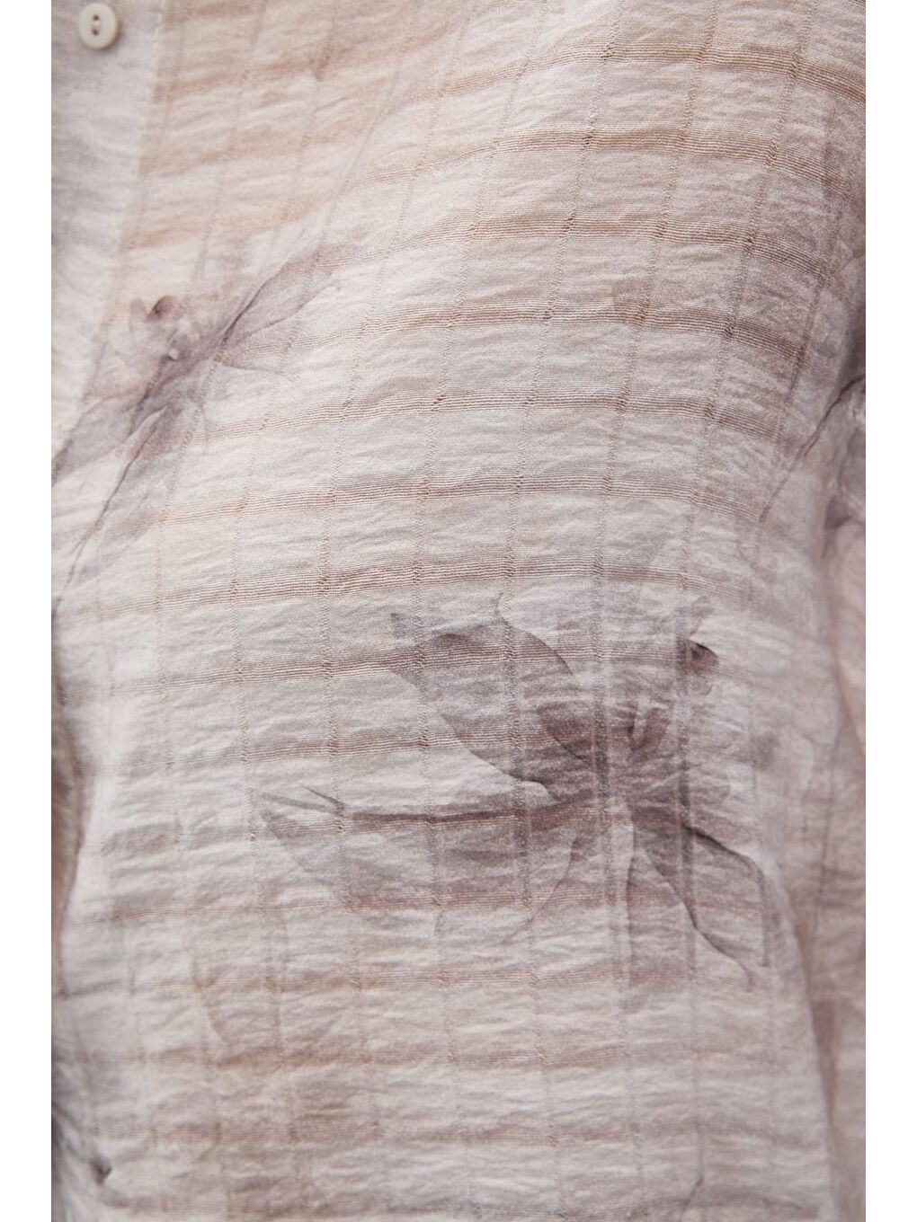 Kolu Katlamalı İnce Gömlek - Gri-6