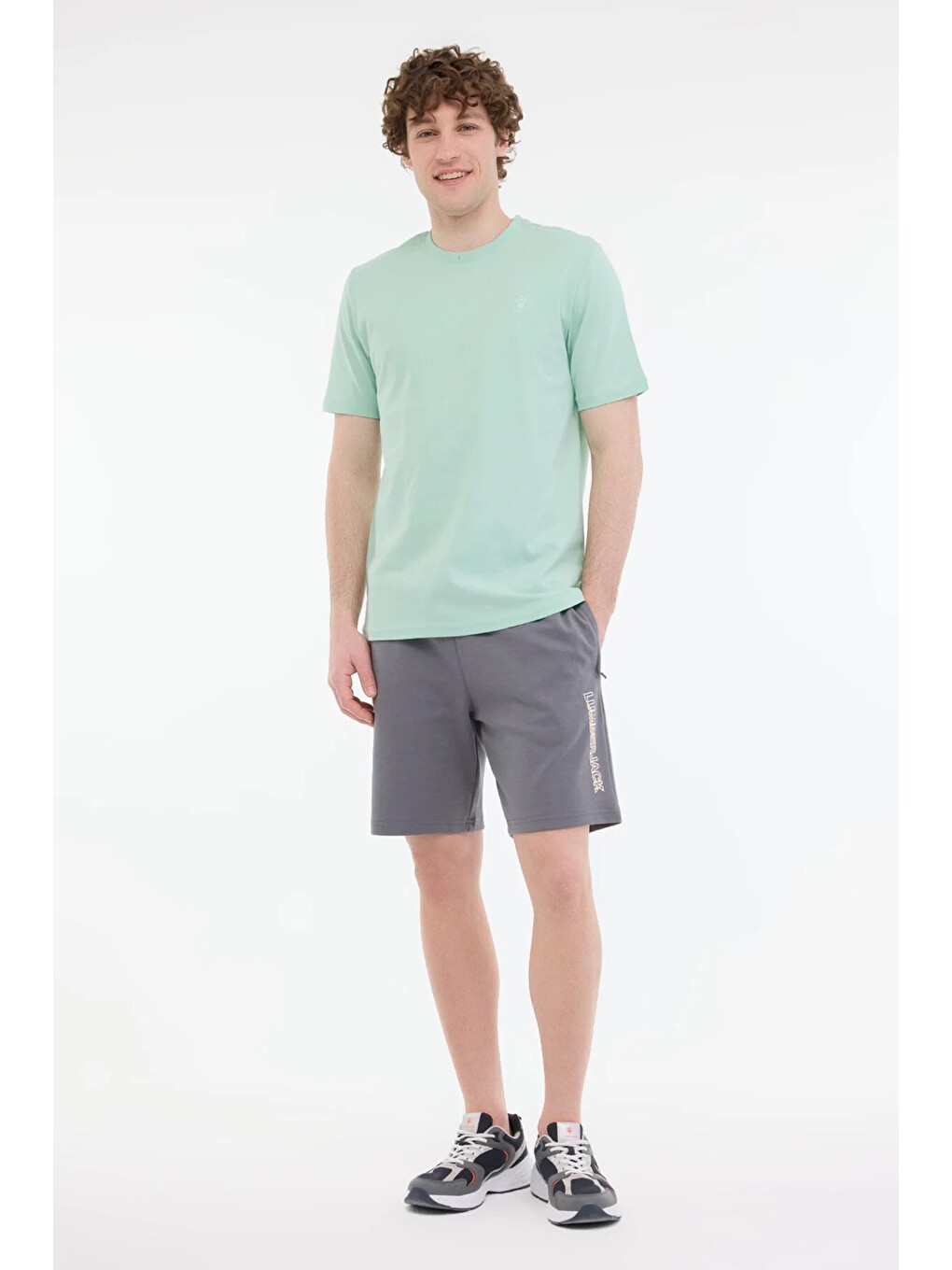 Yeşil Mb Ct102 C Nk T-sh A Mınt Erkek Kısa Kol T-shirt-2