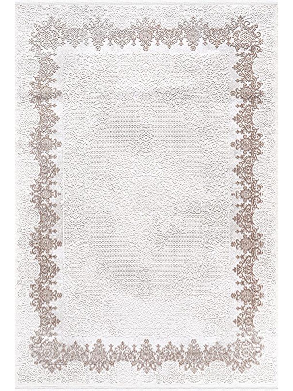 Bej Konfor Diva 9510 Akrilik Dokuma Halı Salon Oturma Odası Halısı-80x300-2