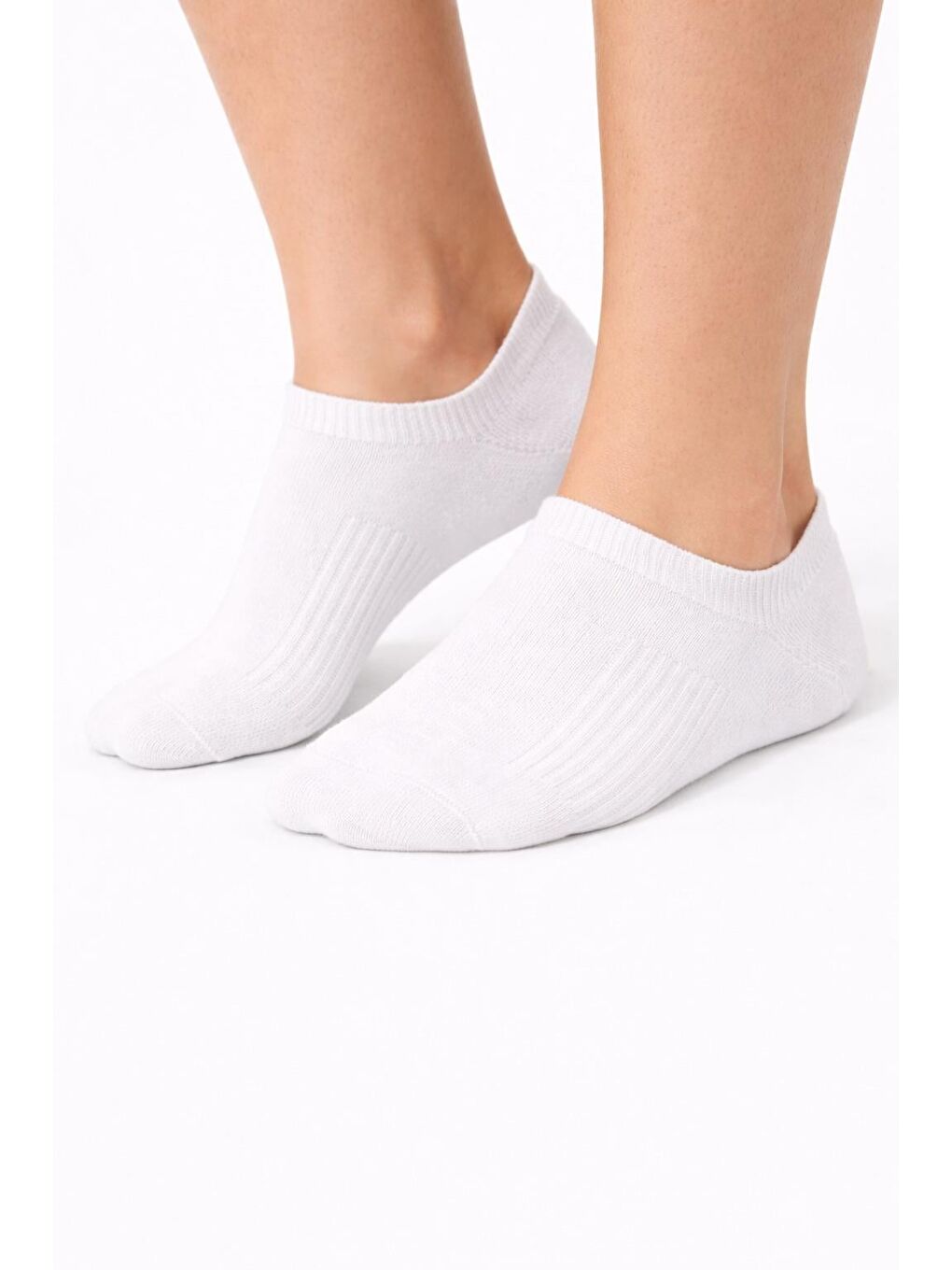 Kadın Basic Step Çorap Beyaz
