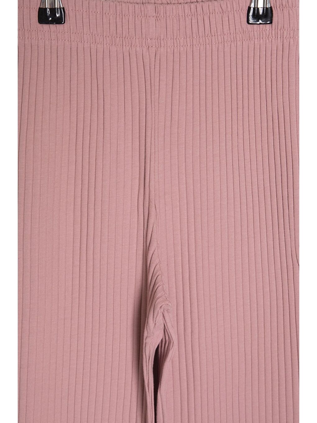 Pembe Gül Kurusu Karakter Baskılı Tişörtlü Fitilli Pantolonlu Kız Çocuk 2li Takım 23831-3