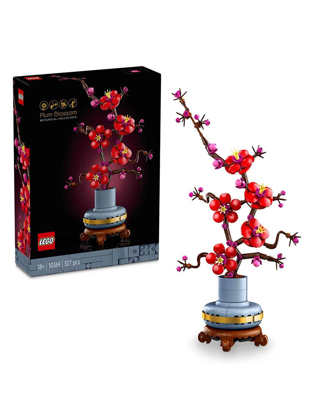 Icons Erik Çiçeği Dekoratif Çiçek Sergileme Seti 10369